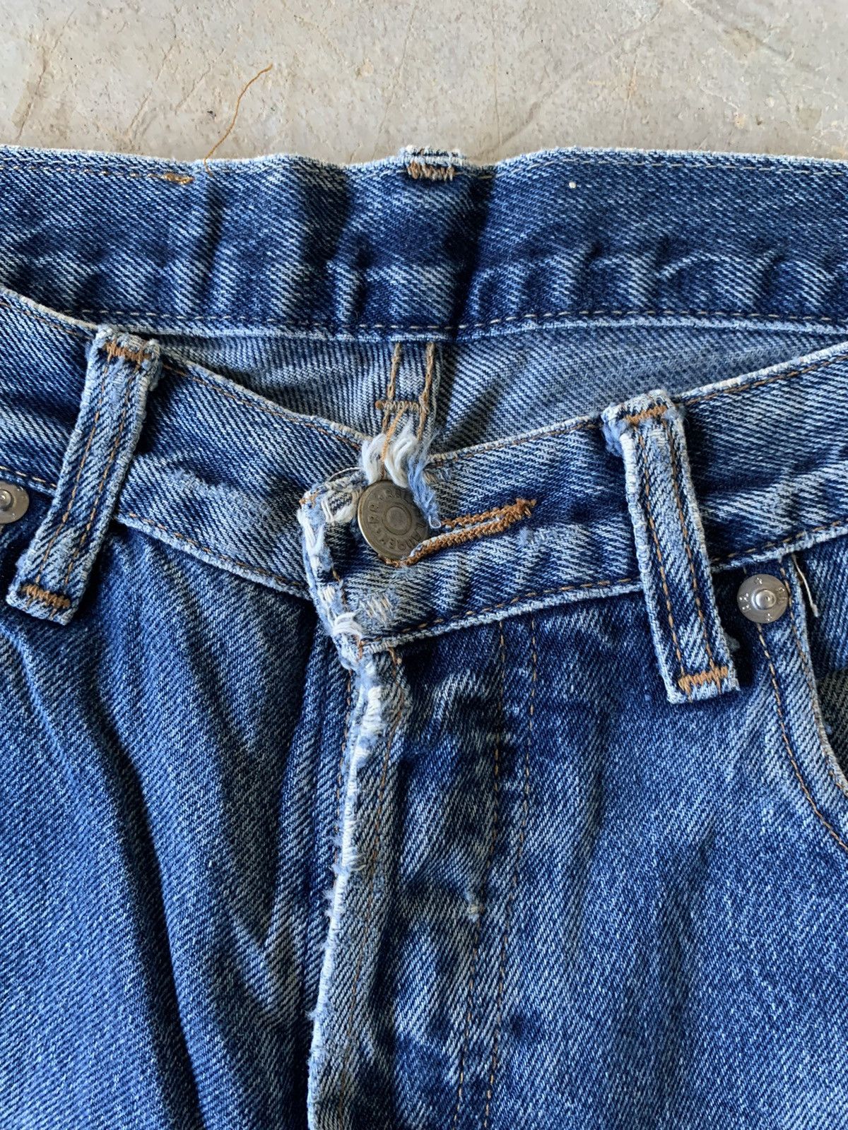 RRL Ralph Lauren Vintage Double RRL Ralph Lauren Made In Usa Distressed Denim Size US 30 / EU 46 - 11 Thumbnail