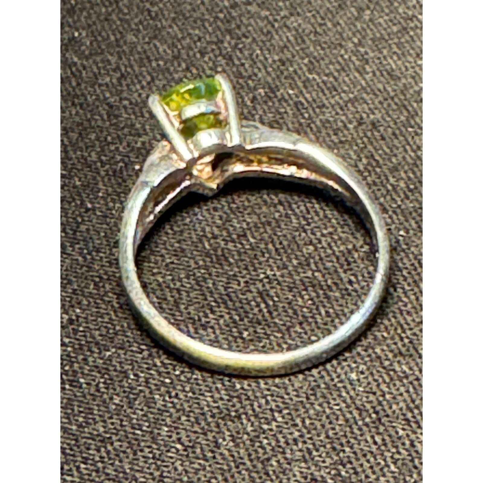 Other 925 Sterling Silver Pear Shaped Emerald Size 7 Size ONE SIZE - 4 Thumbnail