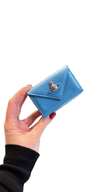 Vivienne Westwood o1f1d3z0426 Size: OS / Nappa Env Billfold Wallet Light Blue Size ONE SIZE - 1 Preview
