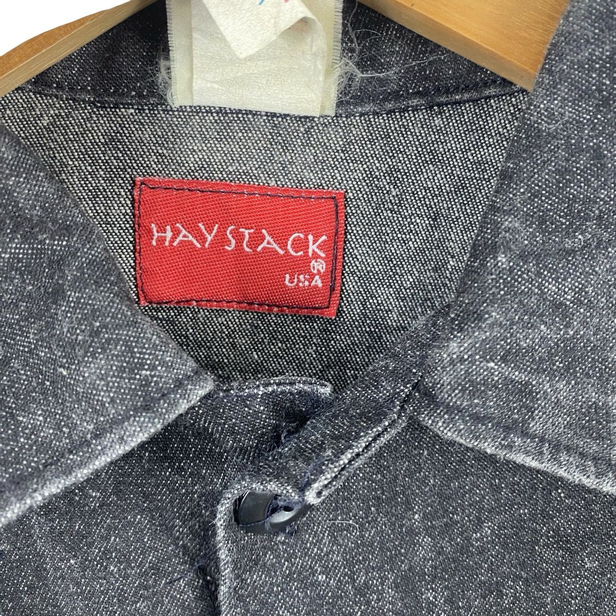 Vintage Vintage HAYSTACK USA Denim Chore Jacket Button Up Workwear Size US S / EU 44-46 / 1 - 8 Thumbnail