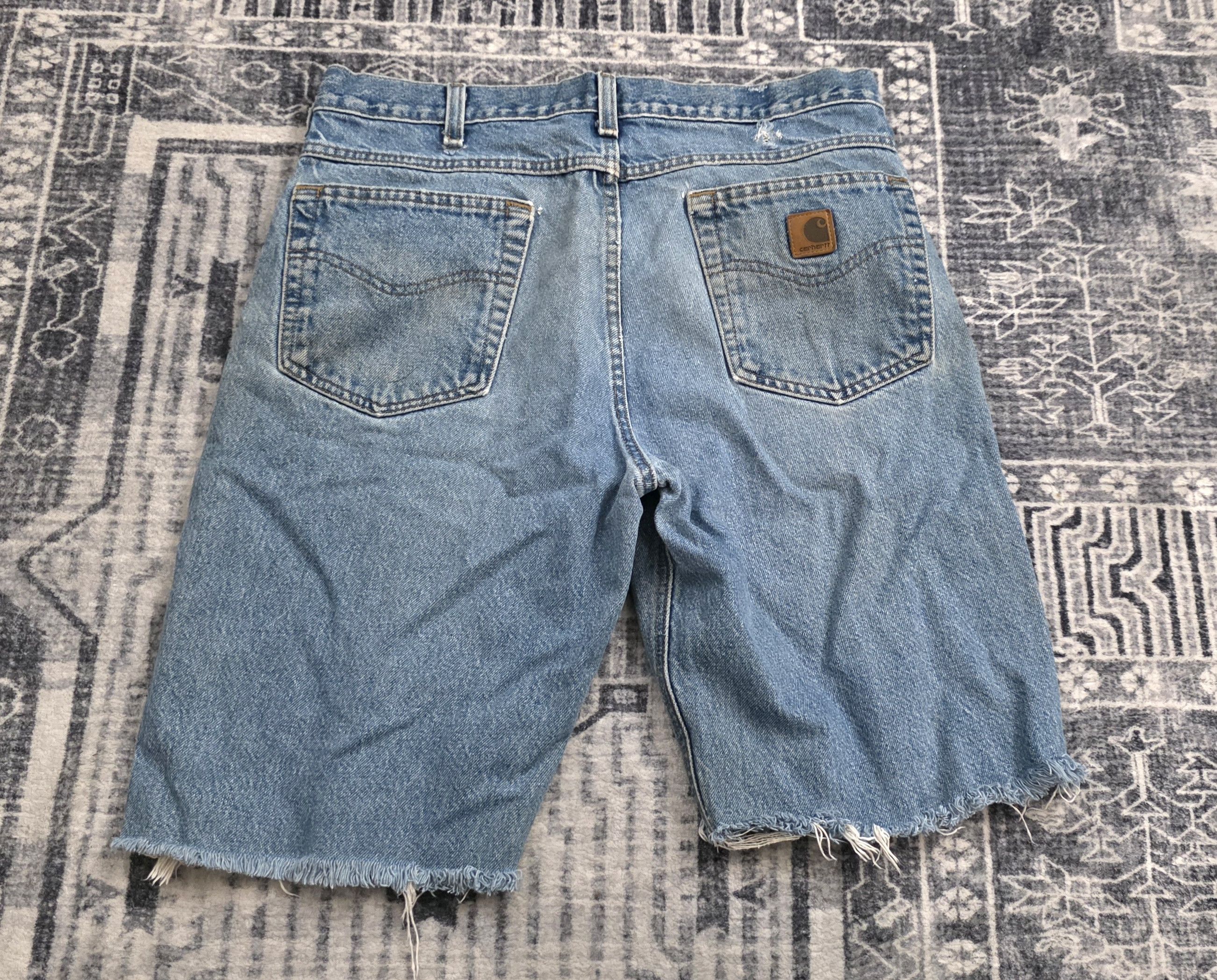 Carhartt Carhartt vintage Original Fit Cut offs Jean shorts Size 34 Size US 34 / EU 50 - 8 Thumbnail