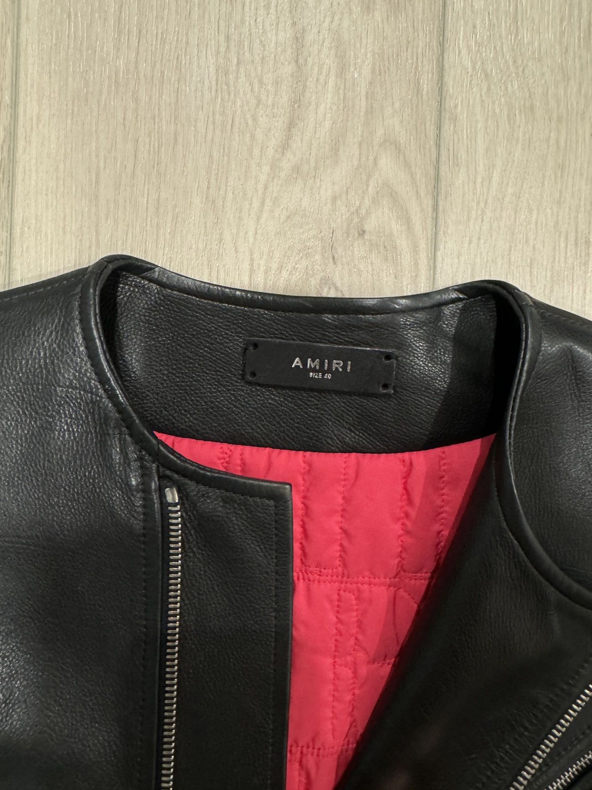 Amiri Amiri Leather Coat Size S / US 4 / IT 40 - 6 Thumbnail