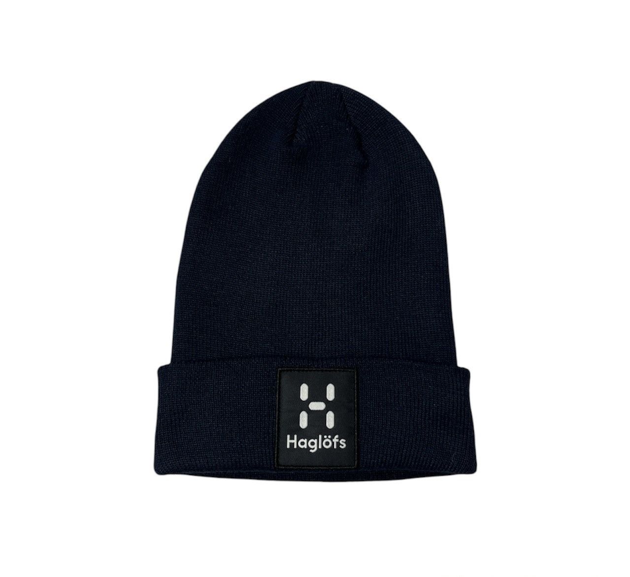 Haglofs Haglofs aze beanie recycled hat classic big logo navy Size ONE SIZE - 1 Thumbnail