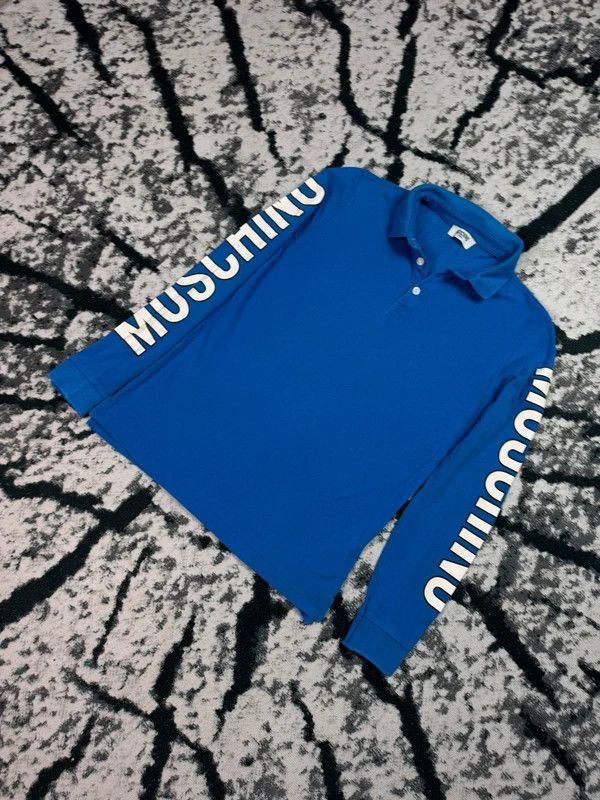 Moschino Moschino longsleeve polo shirt blue XS Size US XS / EU 42 / 0 - 2 Thumbnail