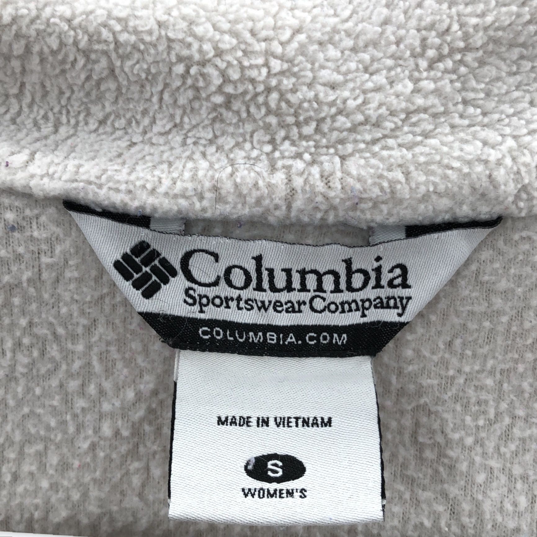 Vintage Columbia Womens White Fleece Jacket Zip Pockets Long Sleeve Full Zip Outdoor Activewear Small Size S / US 4 / IT 40 - 7 Thumbnail