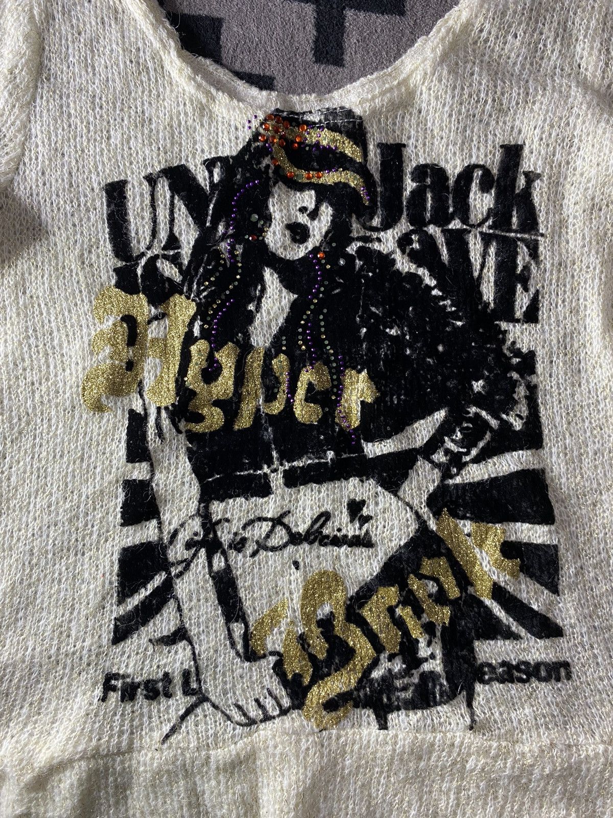 Hysteric Glamour × If Six Was Nine × Japanese Brand Japanese Hysteric glamour style mohair knit y2k Size US S / EU 44-46 / 1 - 5 Thumbnail