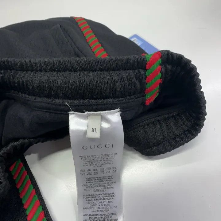 Gucci Gucci Gucci Black Logo Sports Pants for Men -2506 Size US 36 / EU 52 - 4 Thumbnail