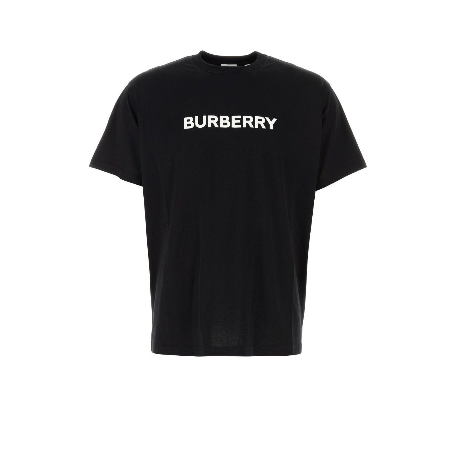 BURBERRY Black Cotton T-shirt New/Authentic (Men