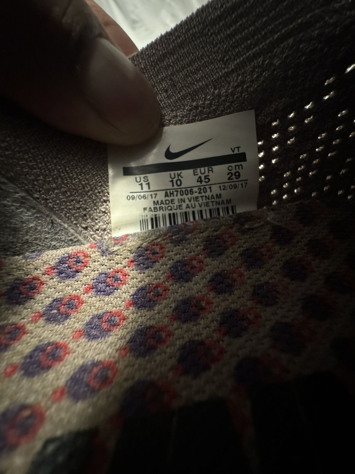 Nike Nike Vapor Max Moc 2 Moon Particle Size US 11 / EU 44 - 6 Thumbnail