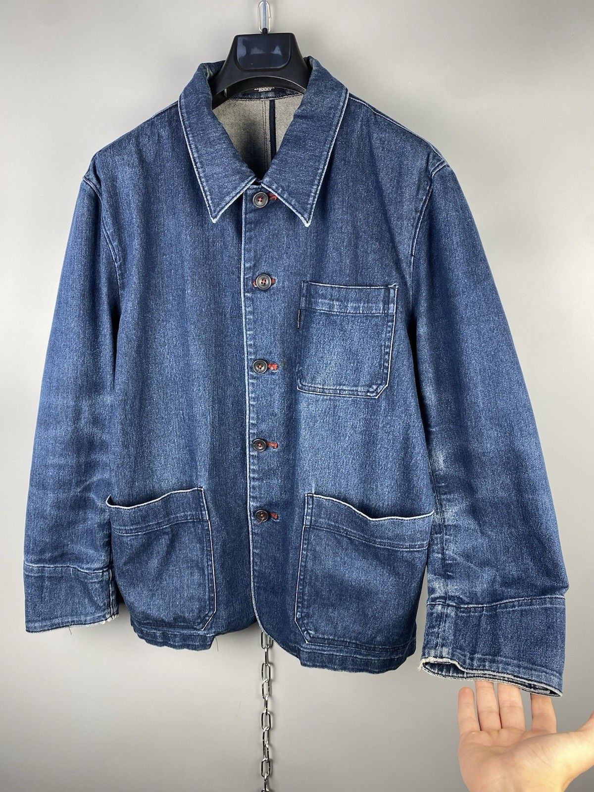 Tornado Mart Tornado Mart Japanese Cotton Washed Denim Jacket Size US M / EU 48-50 / 2 - 9 Thumbnail