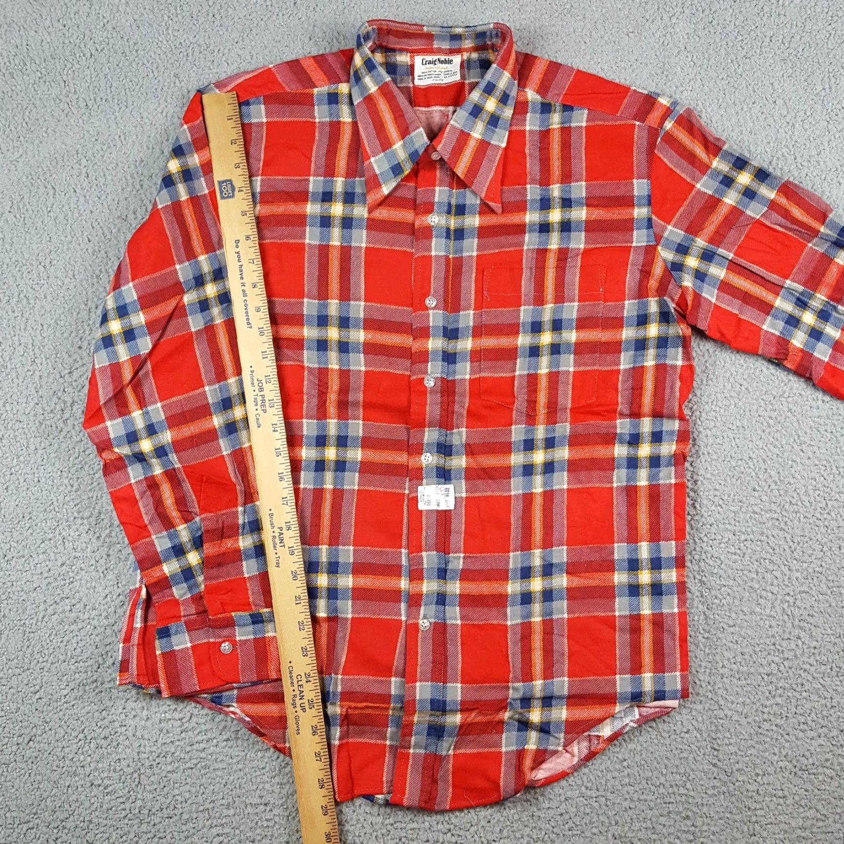 Vintage Vintage Red Plaid Flannel Men’s Size XL Western Button Up Cowboy Shirt Size US XL / EU 56 / 4 - 8 Thumbnail