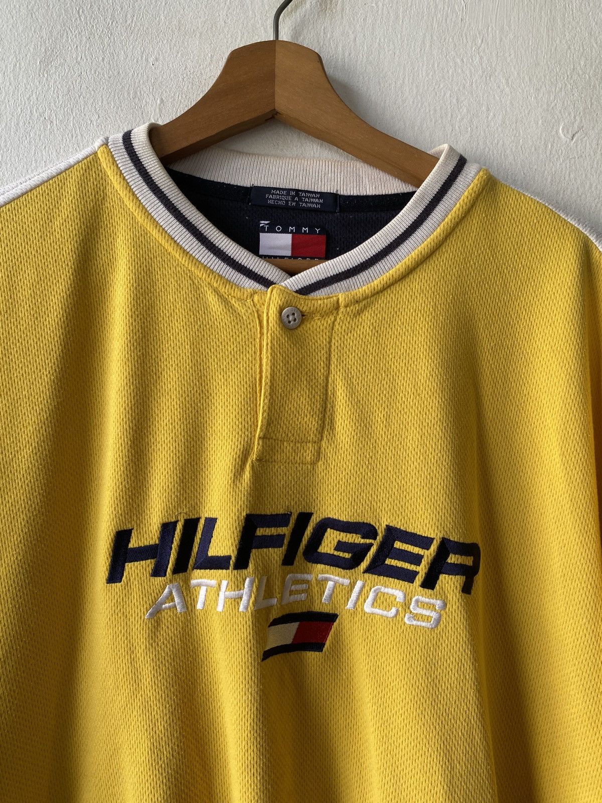 Tommy Hilfiger × Vintage 1990s - Tommy Hilfiger Centre Logo Shirt Size US L / EU 52-54 / 3 - 5 Thumbnail