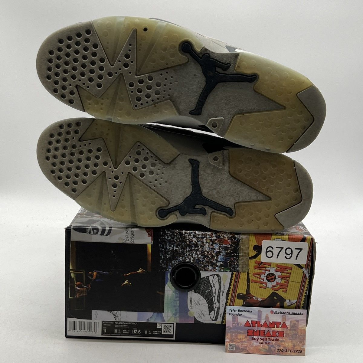 Jordan Brand Air Jordan 6 Georgetown Size US 11 / EU 44 - 8 Thumbnail