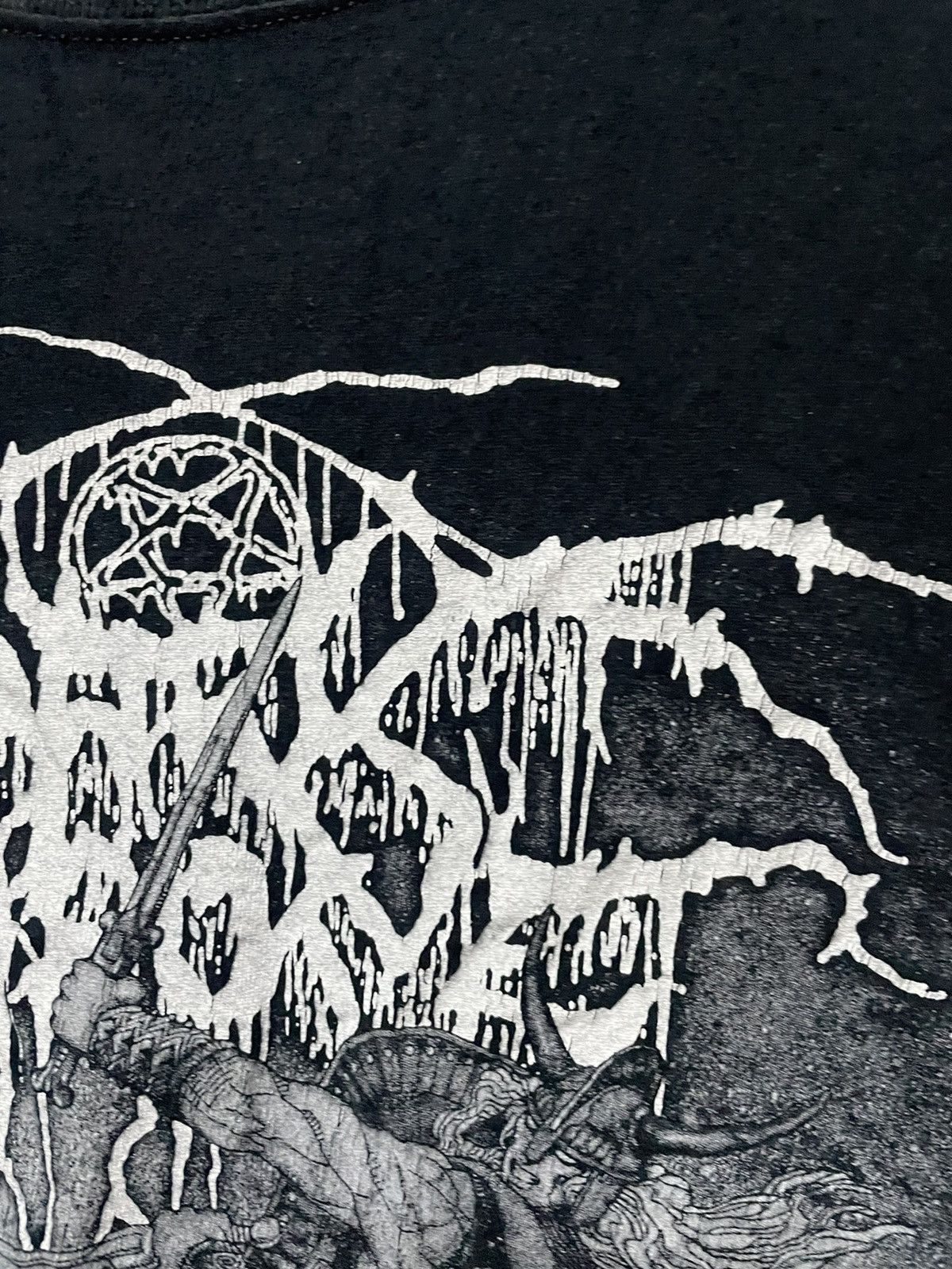 Band Tees × Vintage Vintage 00s Darkthrone Underground Resistance T Shirt Metal Size US XL / EU 56 / 4 - 4 Thumbnail