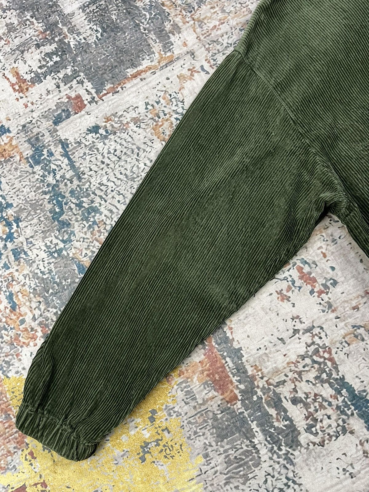 Japanese Brand Oh! The Guilt Corduroy Moss Green Zipper Jackets Size US L / EU 52-54 / 3 - 7 Thumbnail