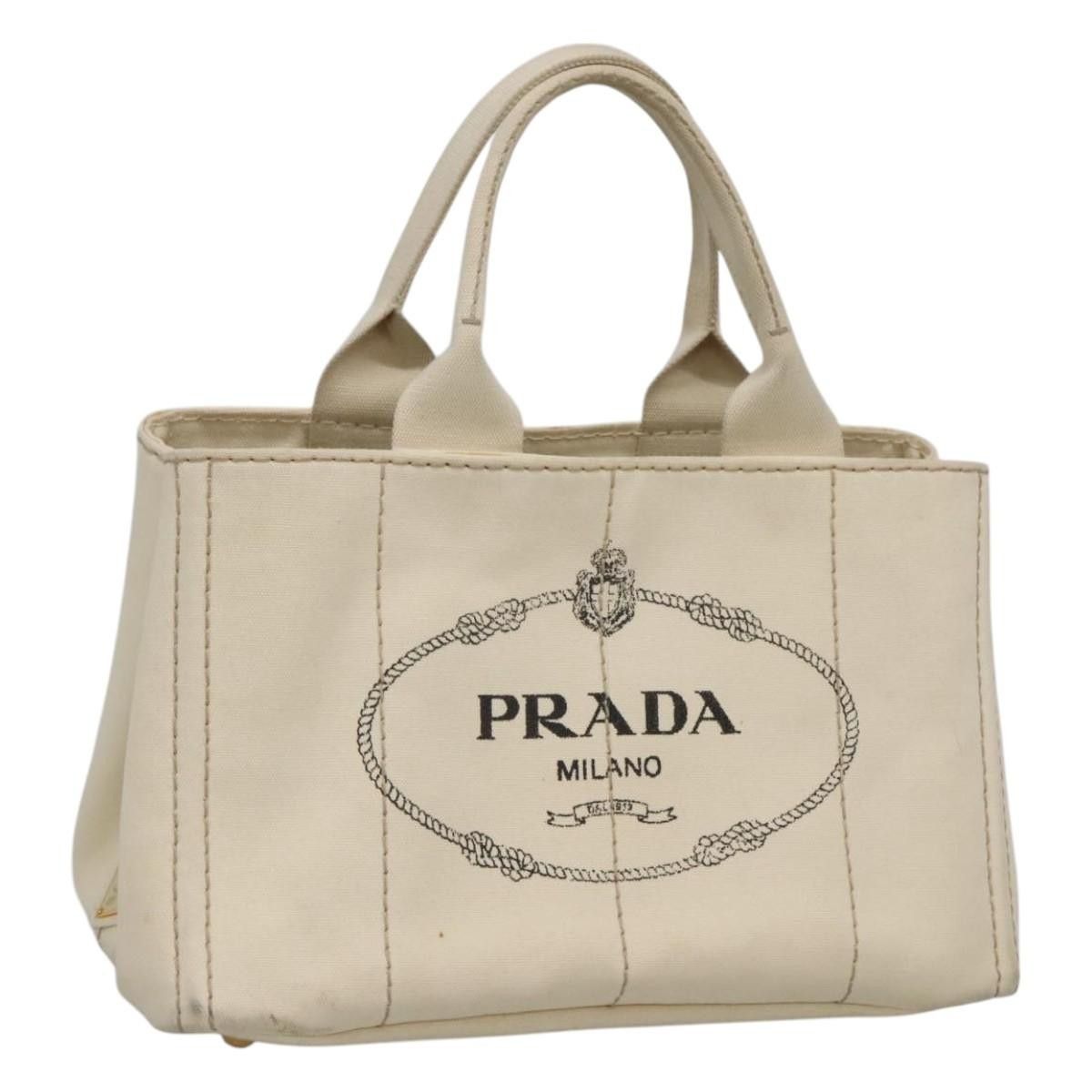 Prada Prada Canapa Tote Canvas Size ONE SIZE - 1 Thumbnail
