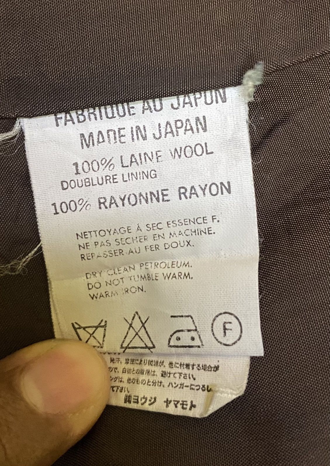 Yohji Yamamoto Y's yohji yamamoto blazer jacket Size US M / EU 48-50 / 2 - 8 Thumbnail