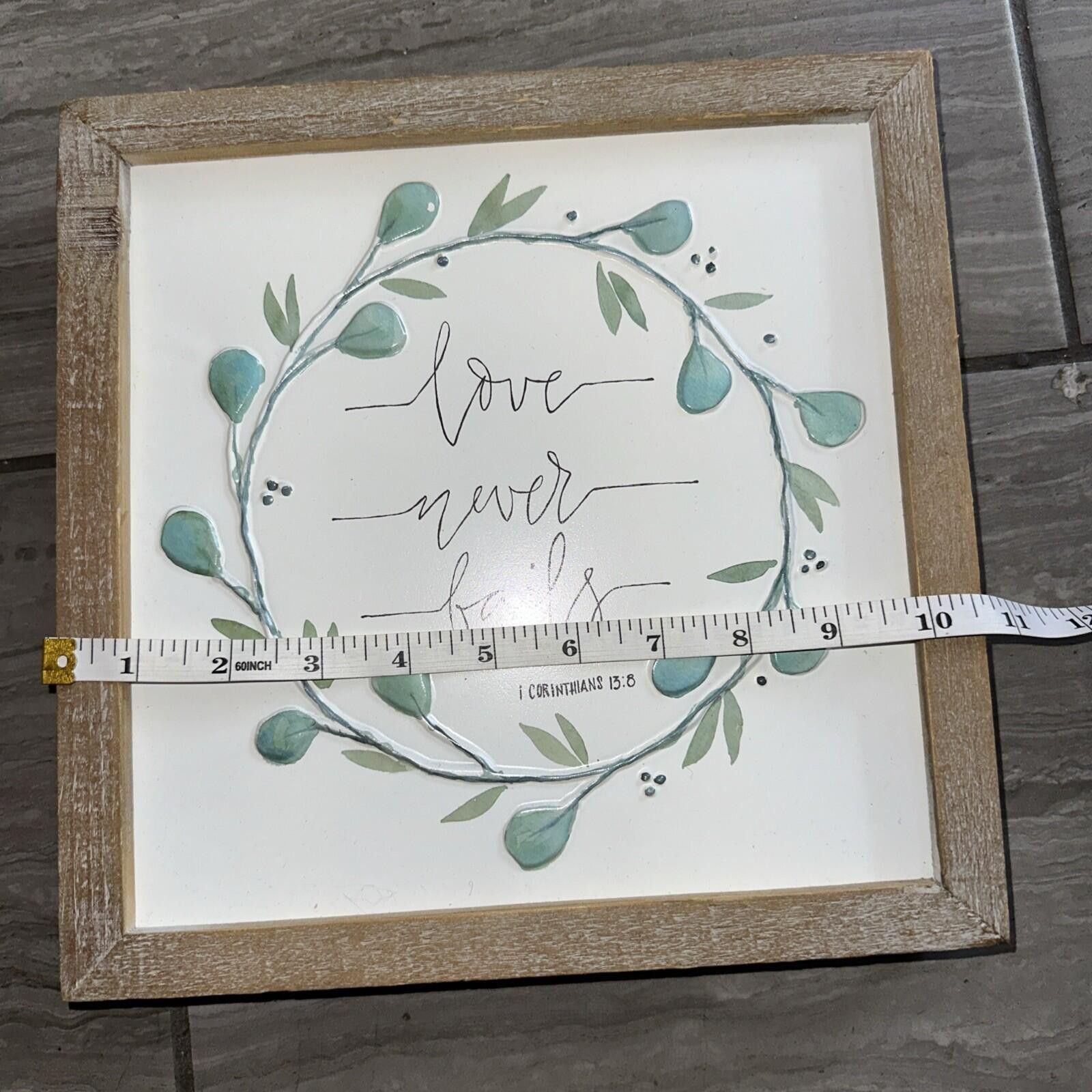 Other Hobby Lobby Love Never Fails 1 Corinthians Wall Table Decor Size ONE SIZE - 2 Thumbnail