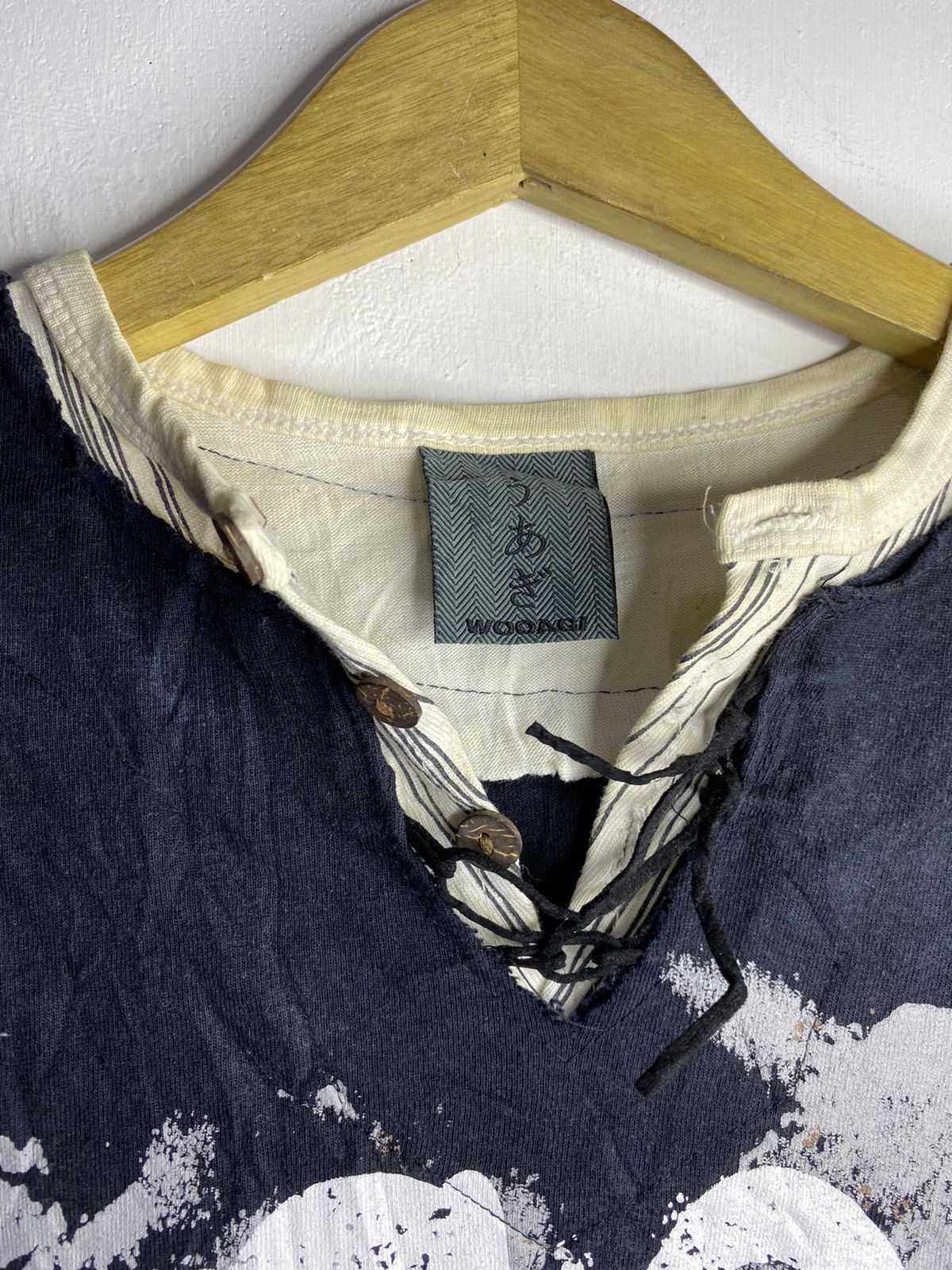 If Six Was Nine × Japanese Brand × Le Grande Bleu (L.G.B.) Japanese lgb style poem double layers longsleeve Size US L / EU 52-54 / 3 - 4 Thumbnail