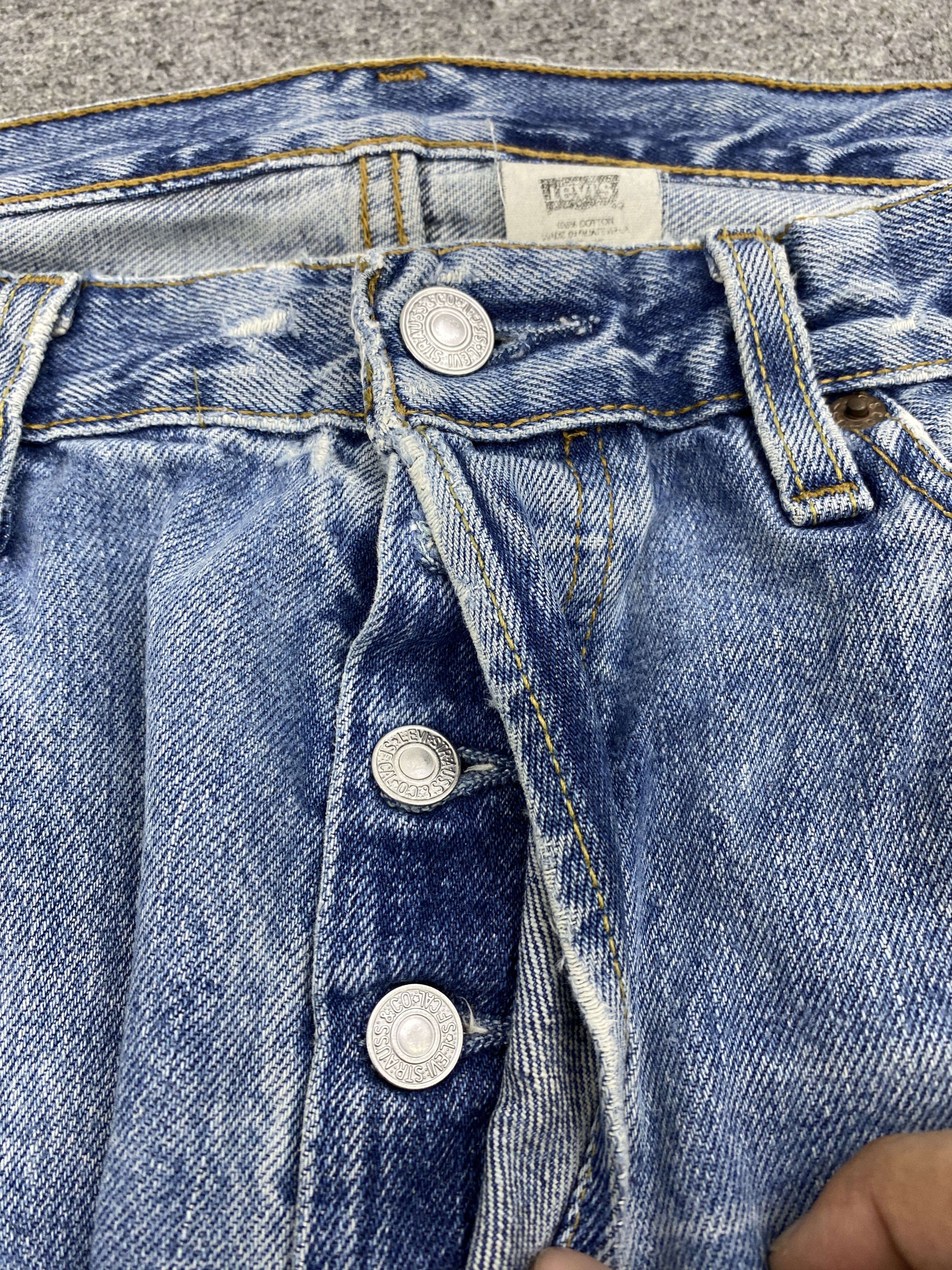 Levi's × Vintage Vintage 90s Levis Button Fly Denim Jeans Size US 32 / EU 48 - 13 Thumbnail
