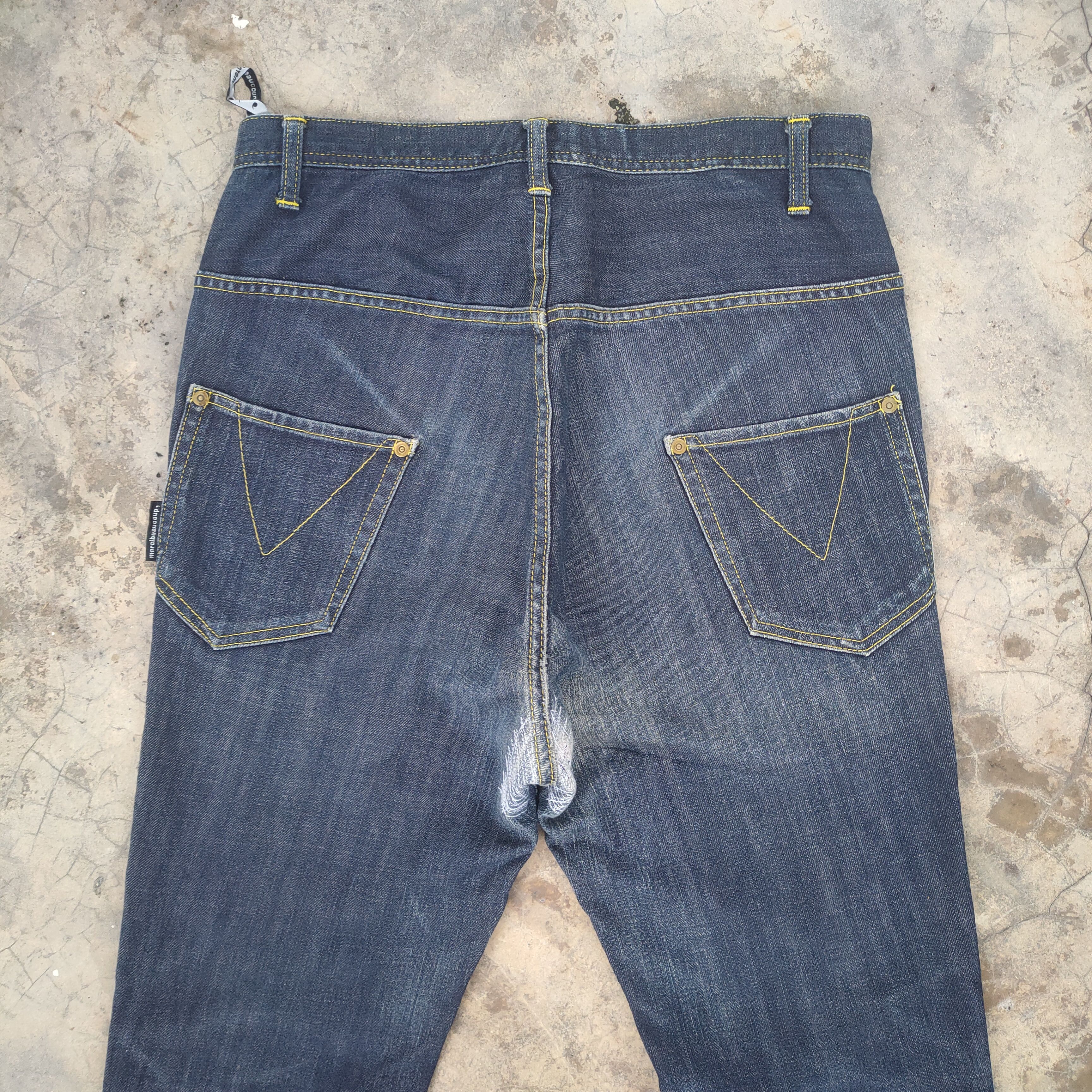 Issey Miyake × Jean × mercibeaucoup MERCIBEAUCOUP BY ISSEY MIYAKE JEAN DENIM PANTS Size US 32 / EU 48 - 12 Thumbnail