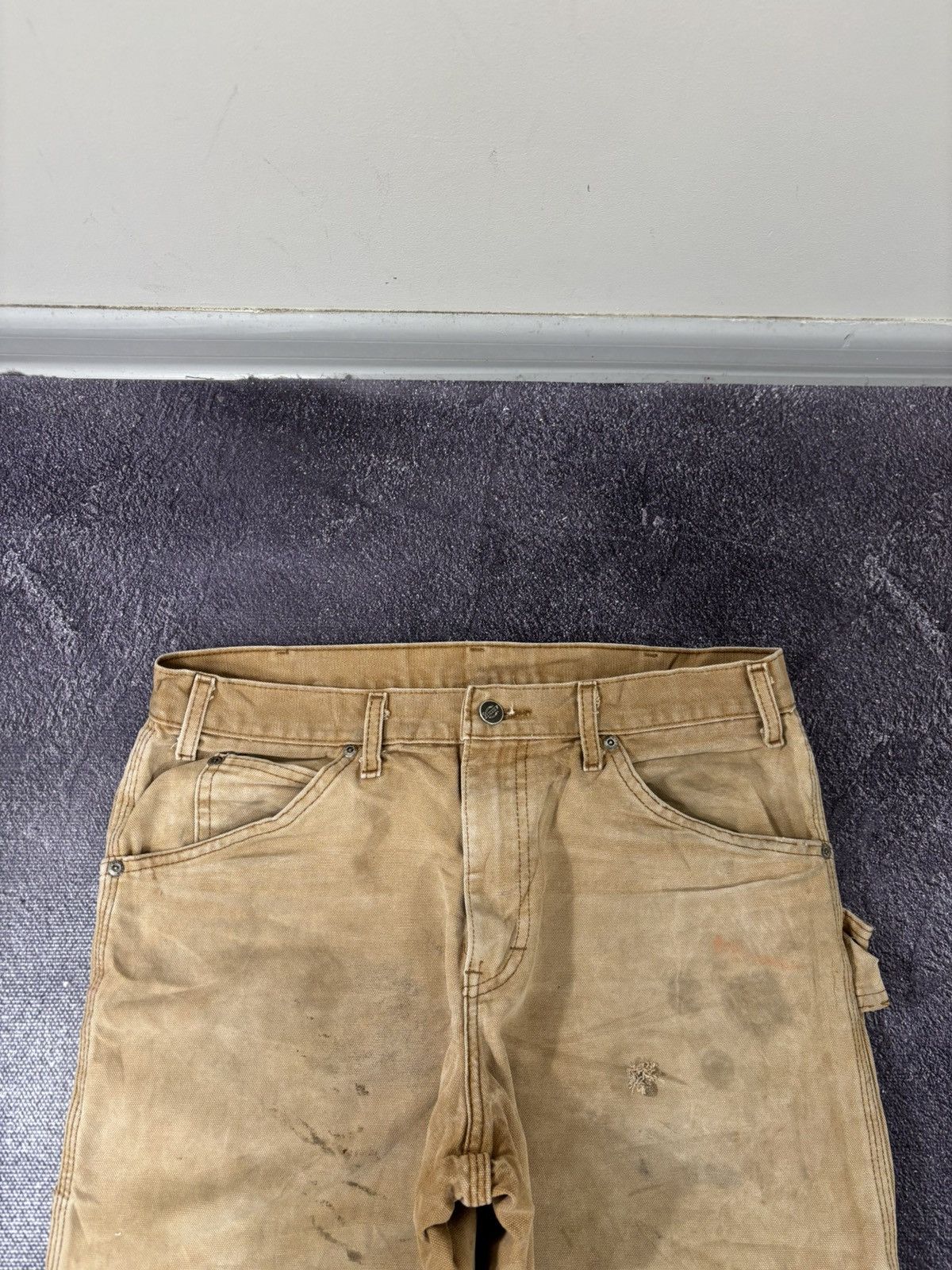 Dickies Vintage Dickies Faded Mustard Y2K Work Hype Pants Jeans Size US 32 / EU 48 - 10 Thumbnail