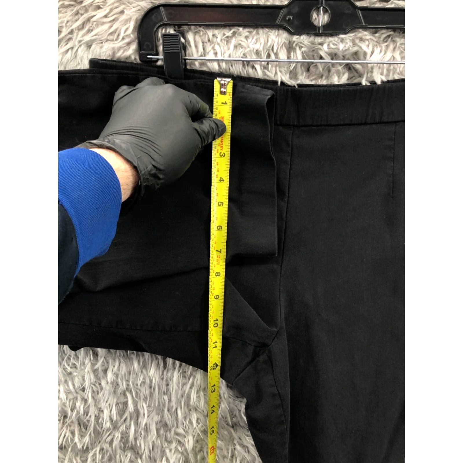 Vintage Prophecy Pull On Pants XL Womens Mid Rise Crop Leg Black Size 40" / US 18 - 4 Thumbnail