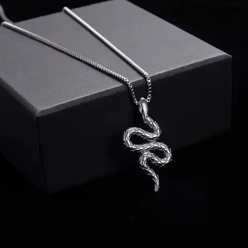 Jewelry Snake Pendant Necklace Size ONE SIZE - 3 Thumbnail