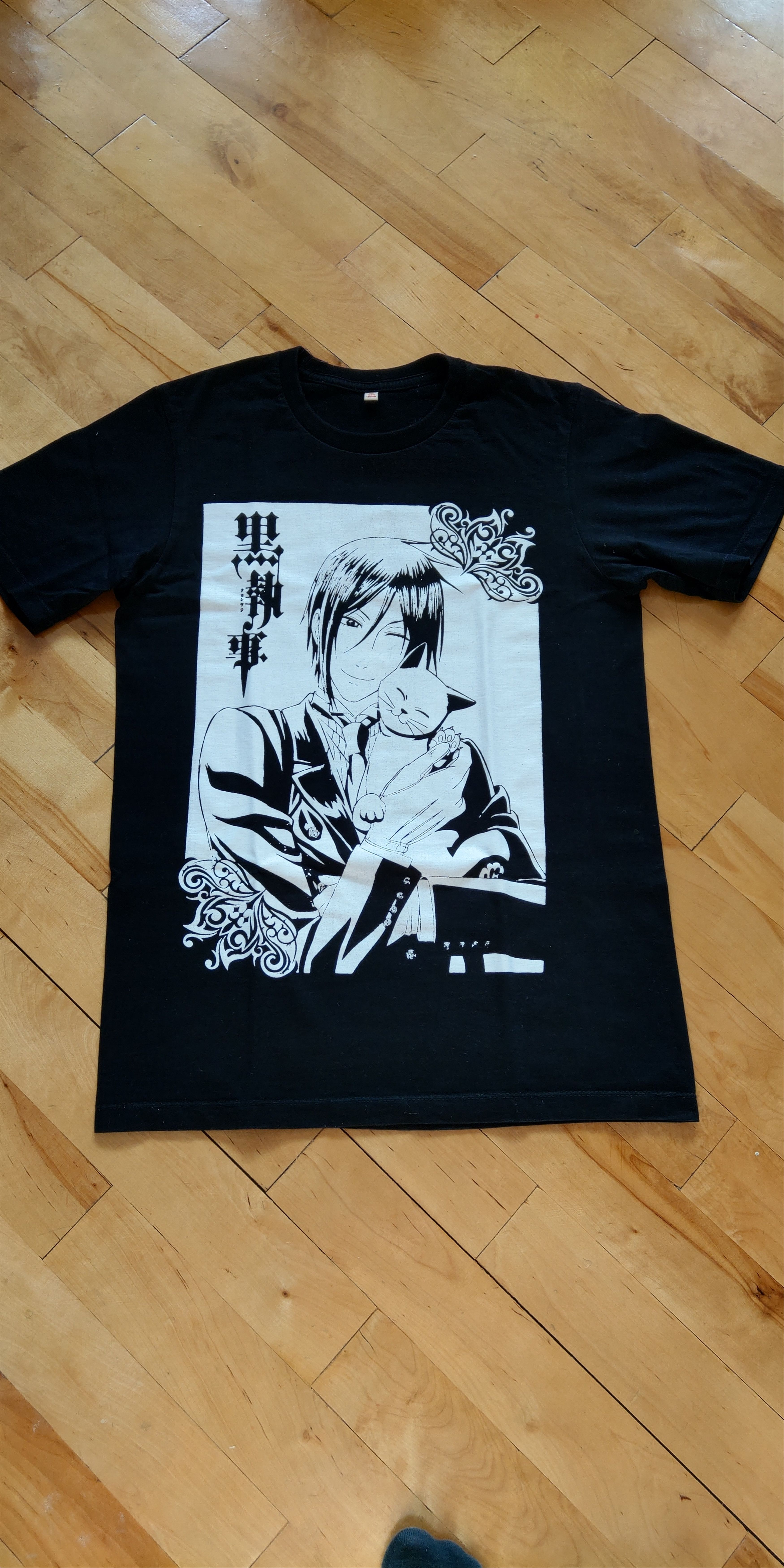 Anime Black Butler Shirt Rare Anime tee Goth alt emo Size US M / EU 48-50 / 2 - 1 Thumbnail