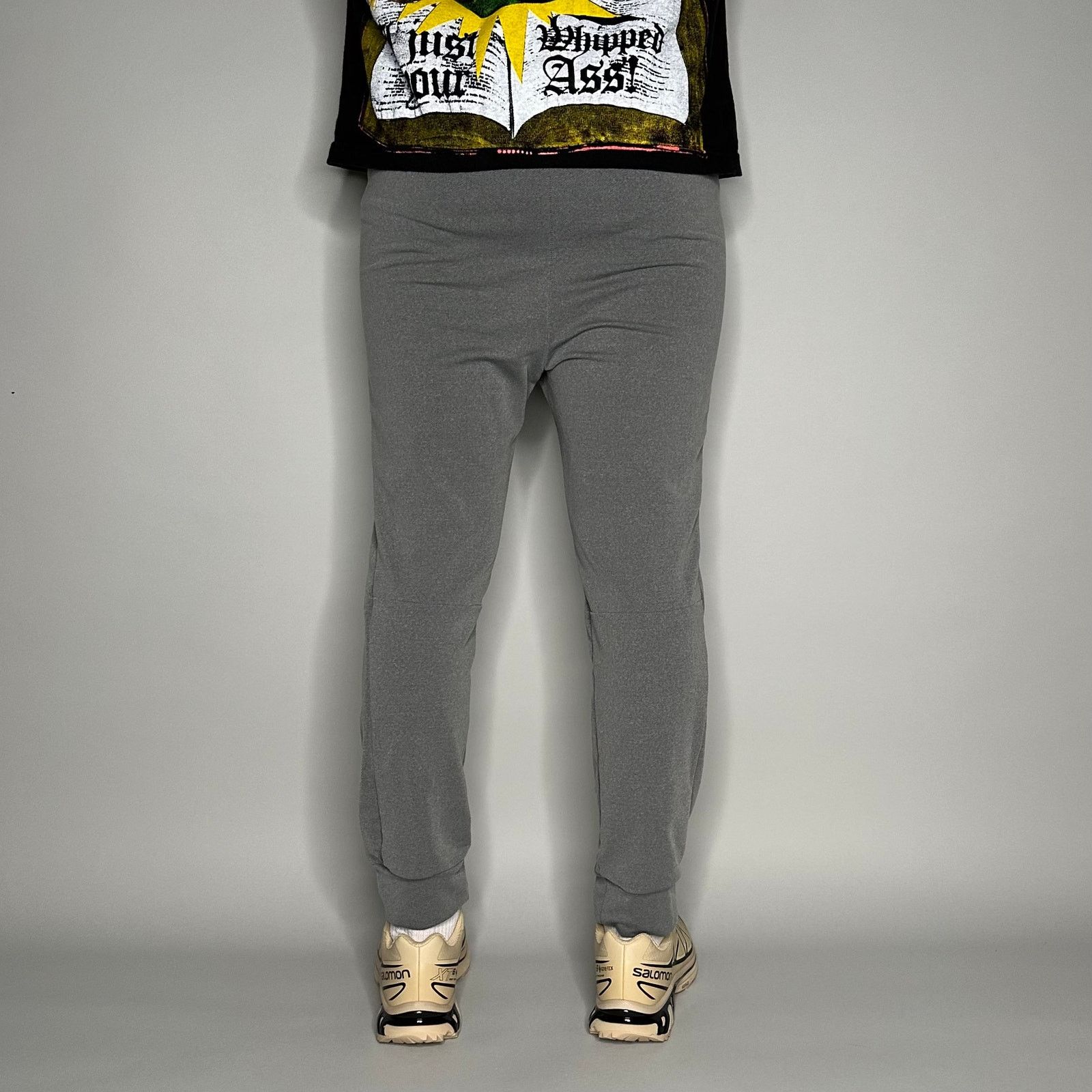 Nike × Nike ACG × Vintage Crazy Nike Sweatpants Grey Cotton Joggers Black Swoosh Size US 36 / EU 52 - 3 Thumbnail