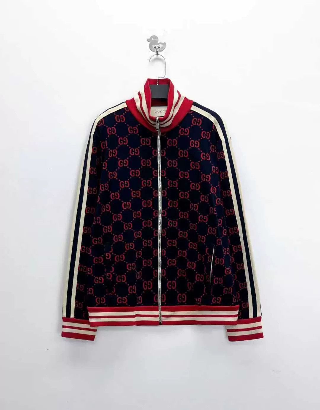 Gucci gucci gg pattern knitted zip jacket unisex Size US XXL / EU 58 / 5 - 1 Thumbnail