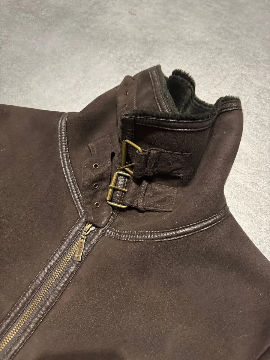 Balmain Balmain Brown Trench Suede Leather Fur Coat Size S / US 4 / IT 40 - 8 Thumbnail