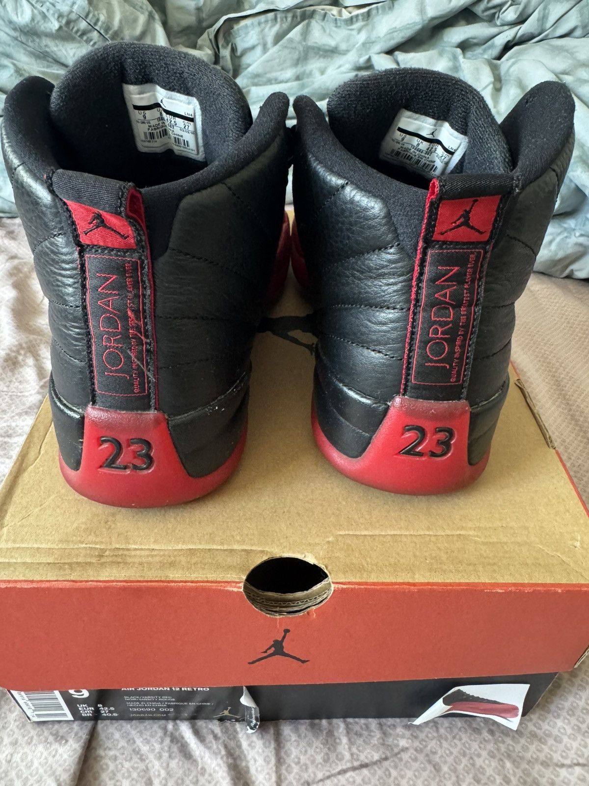 Jordan Brand Jordan 12 Flu Game 2016 Size US 9 / EU 42 - 4 Thumbnail
