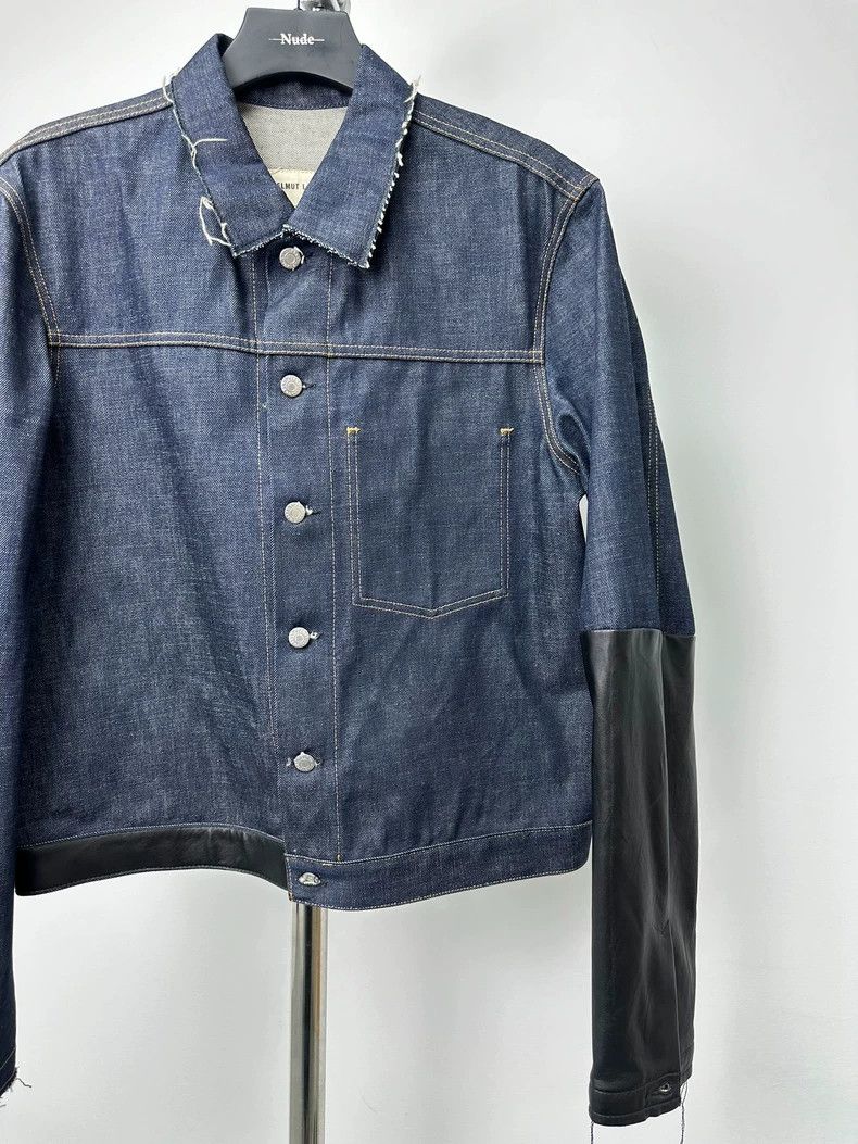 Helmut Lang HELMUT LANG size54 Patched single pocket denim jacket Size US L / EU 52-54 / 3 - 2 Thumbnail