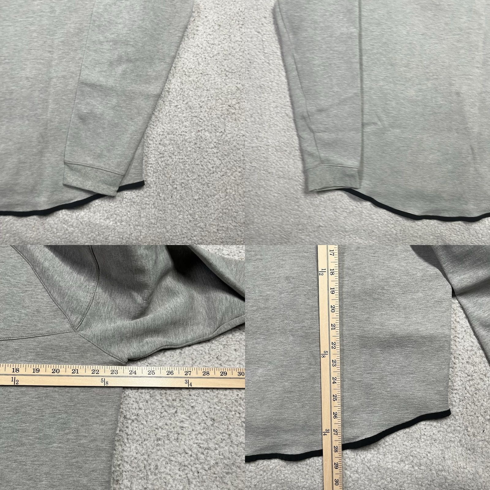 Nike Nike Tech Fleece Hoodie Mens L Gray Full Zip Nike Windrunner Swoosh Logo Sweatshirt Jacket Size US L / EU 52-54 / 3 - 10 Thumbnail