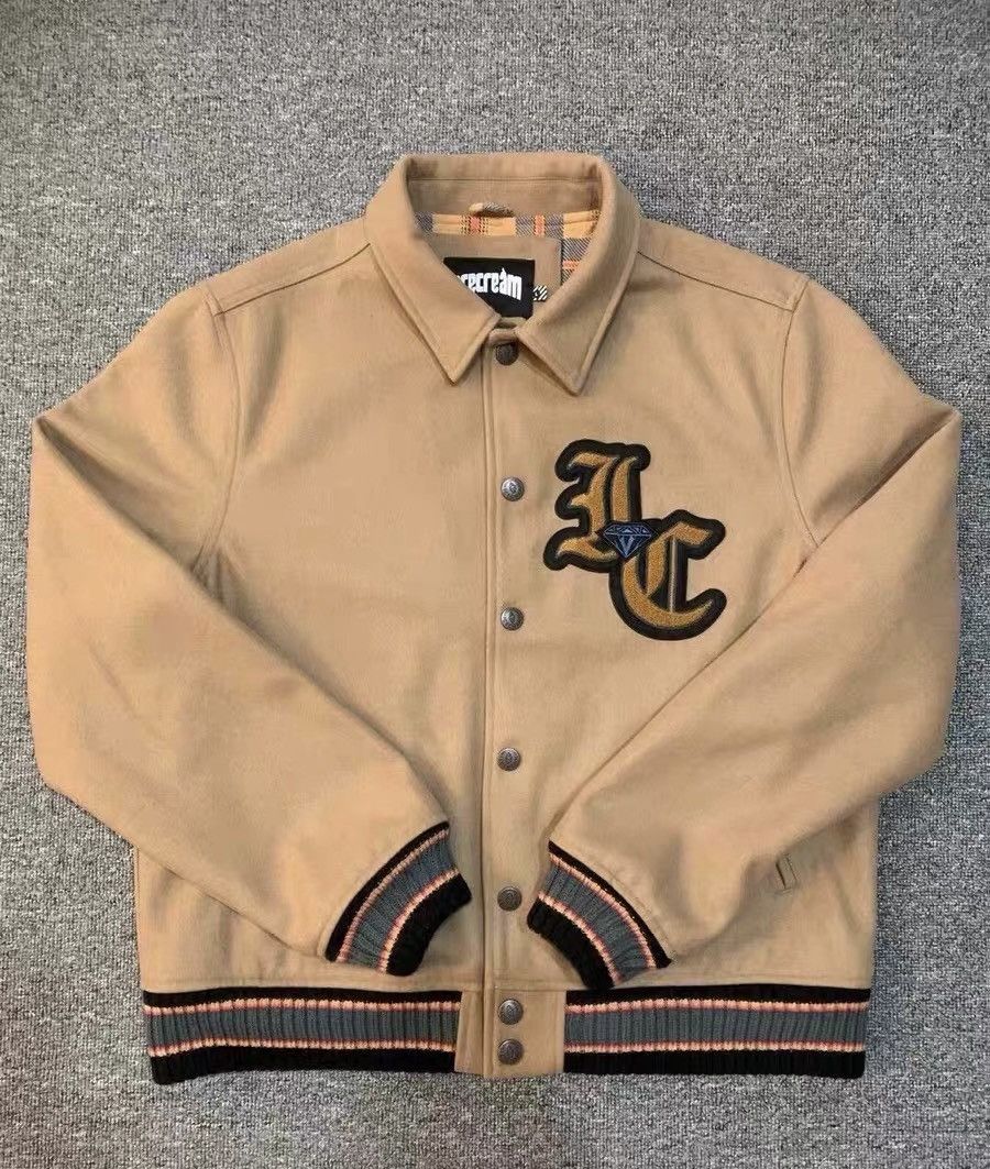 Billionaire Boys Club BBC ICE CREAM Wool Blend Baseball Jacket Size US L / EU 52-54 / 3 - 1 Thumbnail