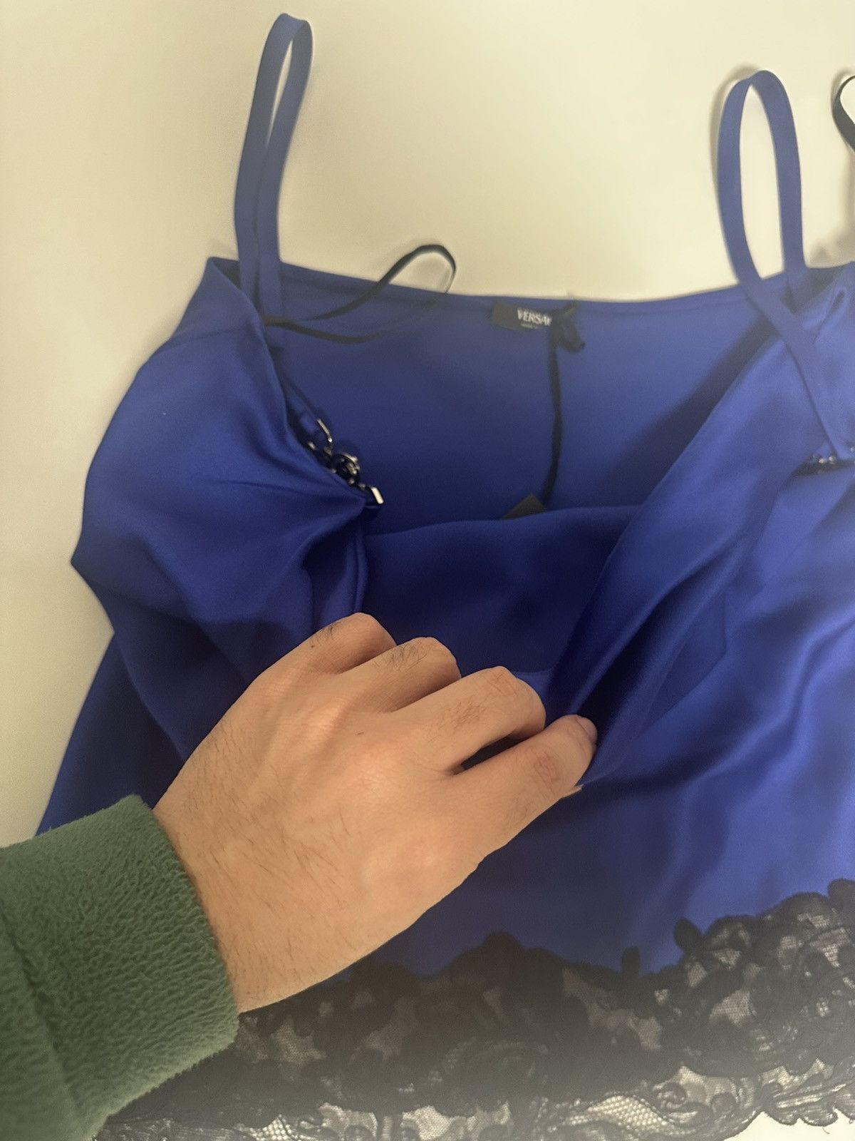 Versace Versace Blue Camisole Top Size M / US 6-8 / IT 42-44 - 3 Thumbnail