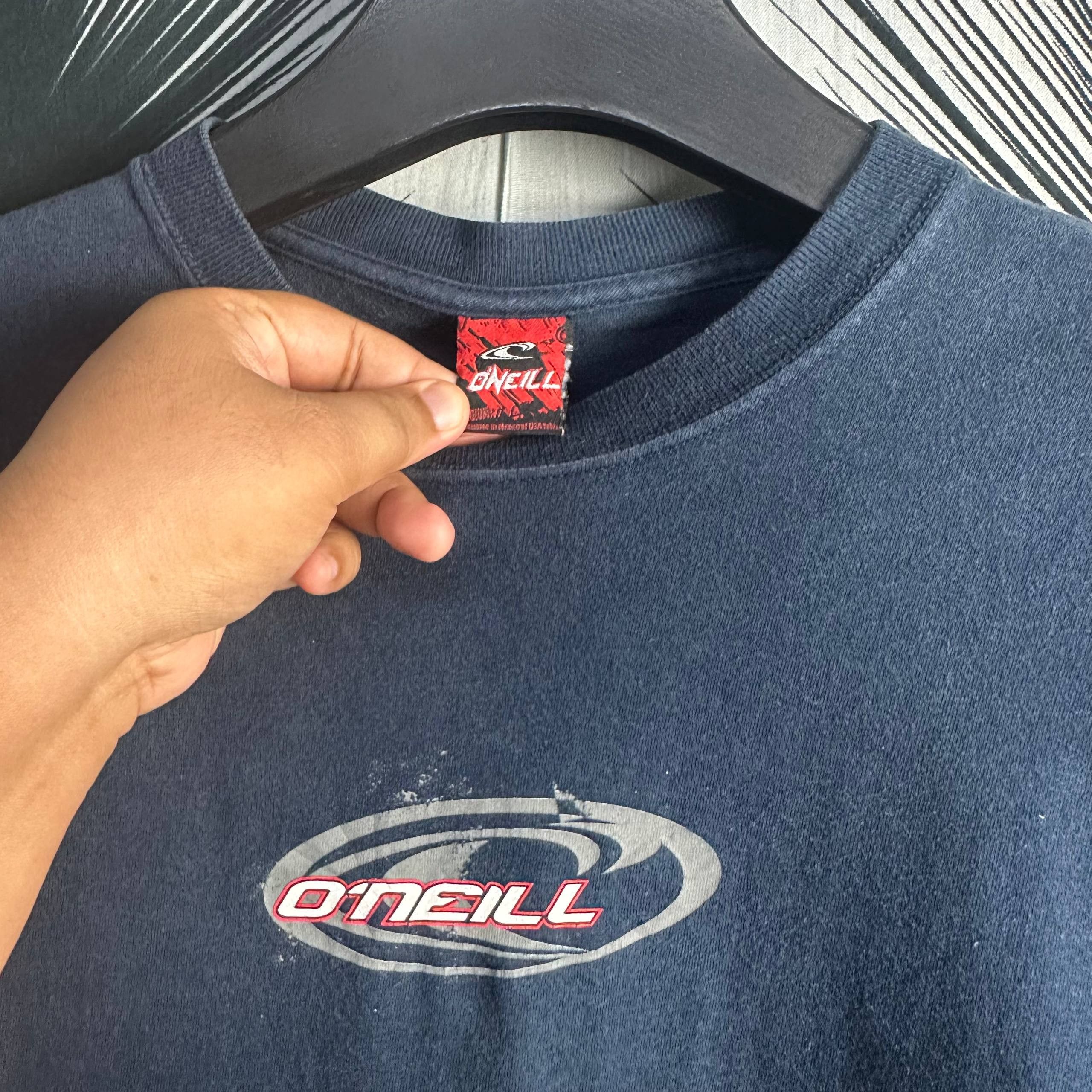 Vintage Vintage 90s/Y2K Oneill Big Logo Surf T-Shirt Size US M / EU 48-50 / 2 - 3 Thumbnail