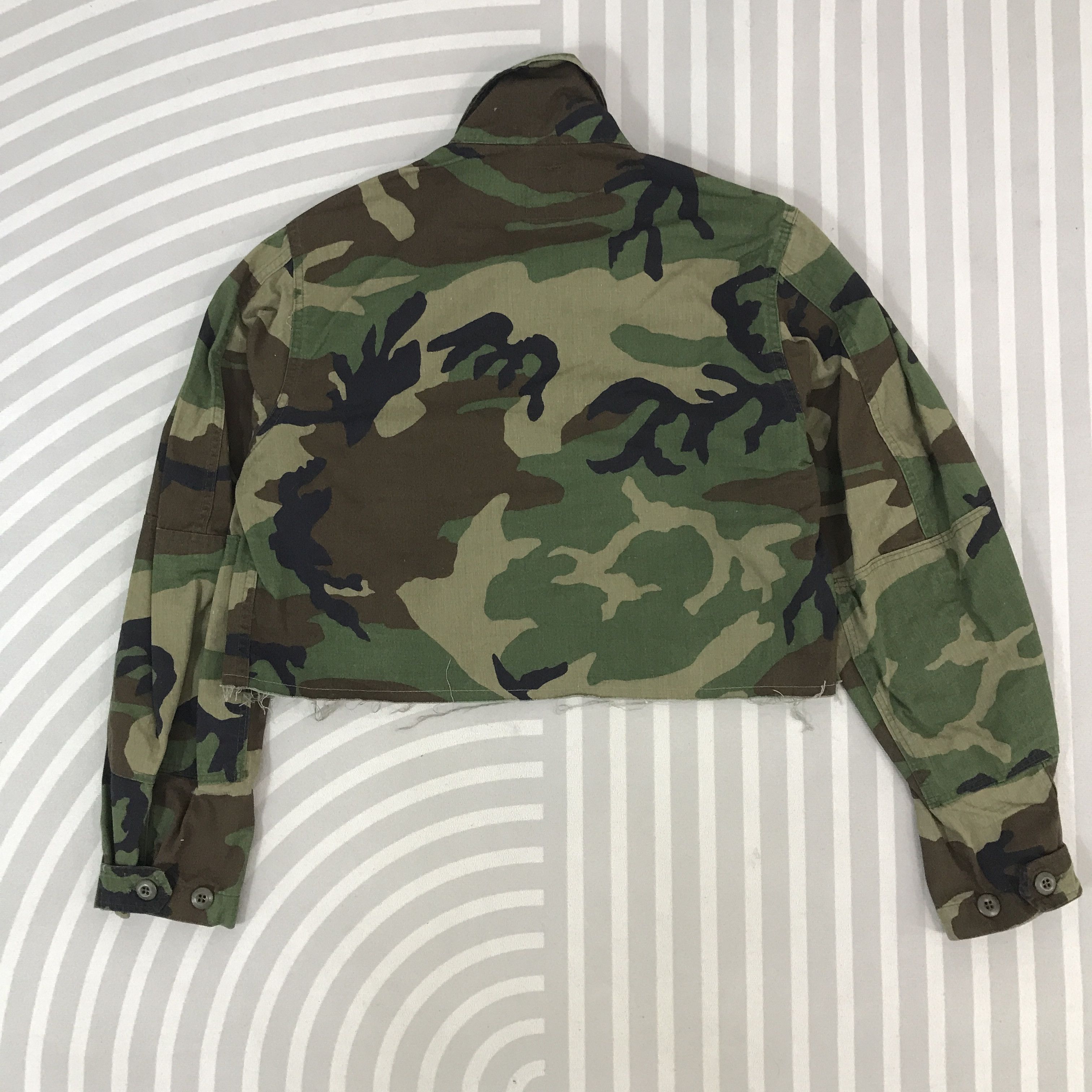 Other Vintage USMC Us Army Camo Cropped Style Jacket Size US L / EU 52-54 / 3 - 3 Thumbnail