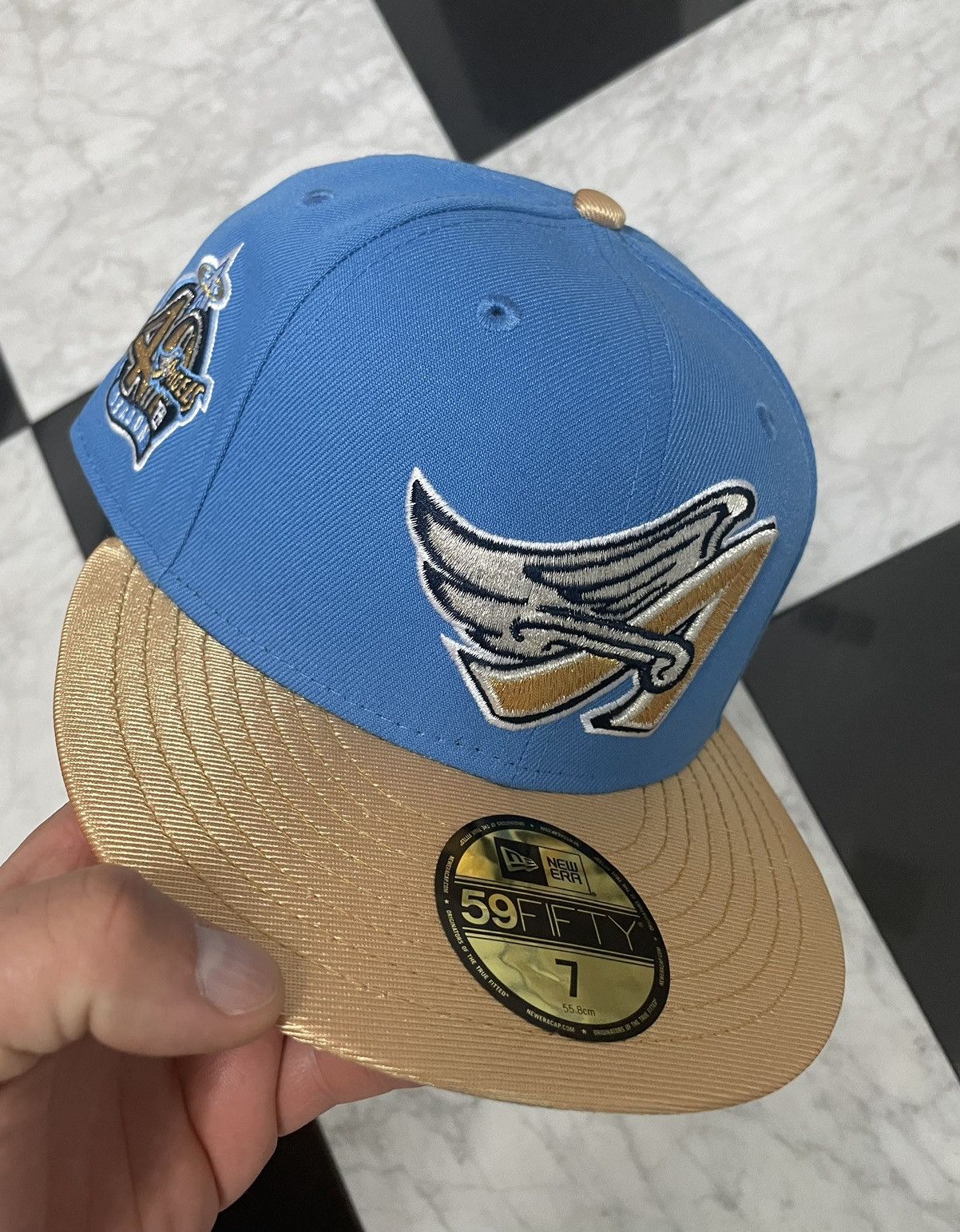 New Era 🔥Exclusive Angels fitted size 7 Size ONE SIZE - 1 Thumbnail
