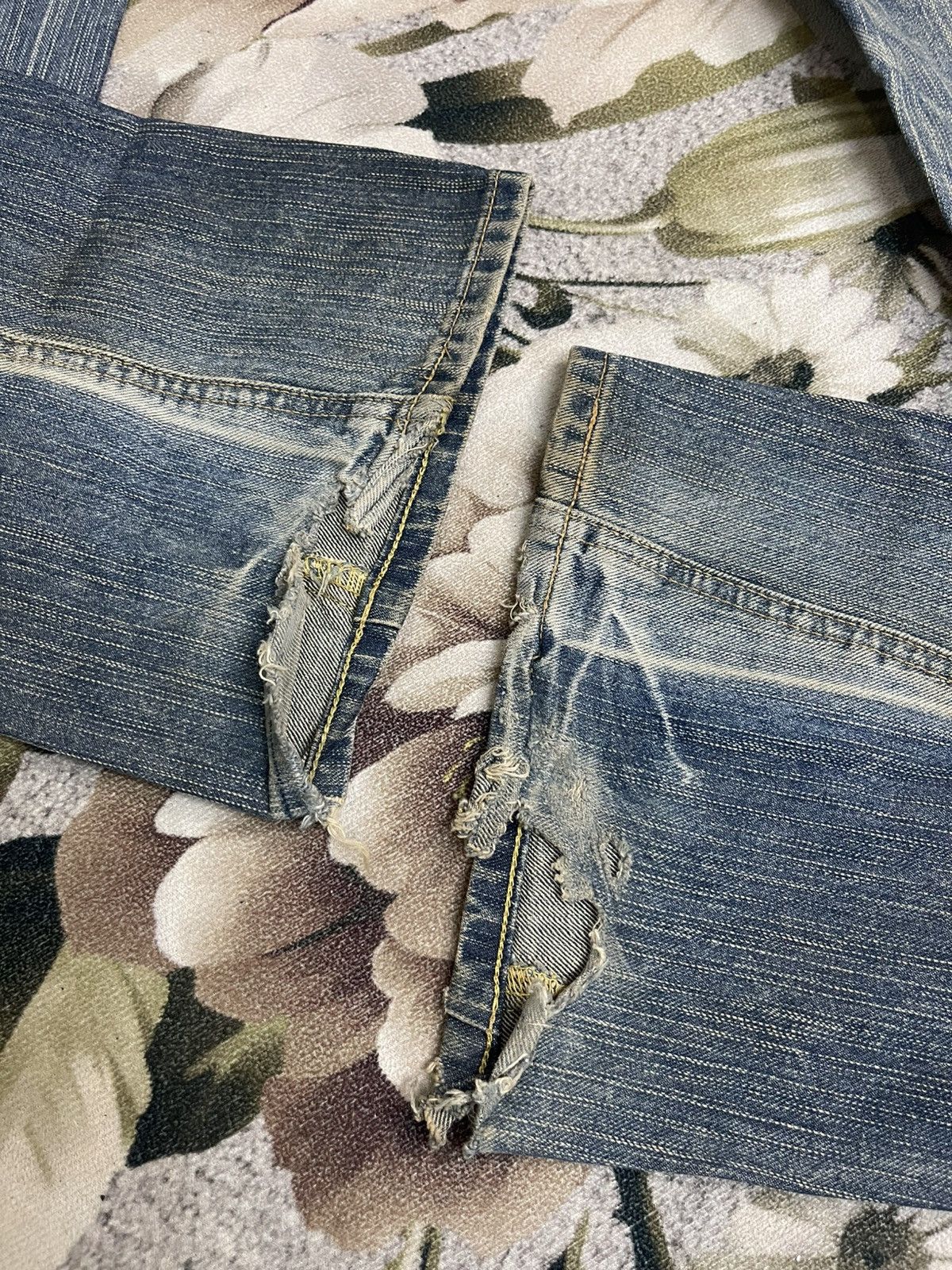 Lee Vintage Lee Riders Flare Jeans Streetwear Size US 33 - 18 Thumbnail