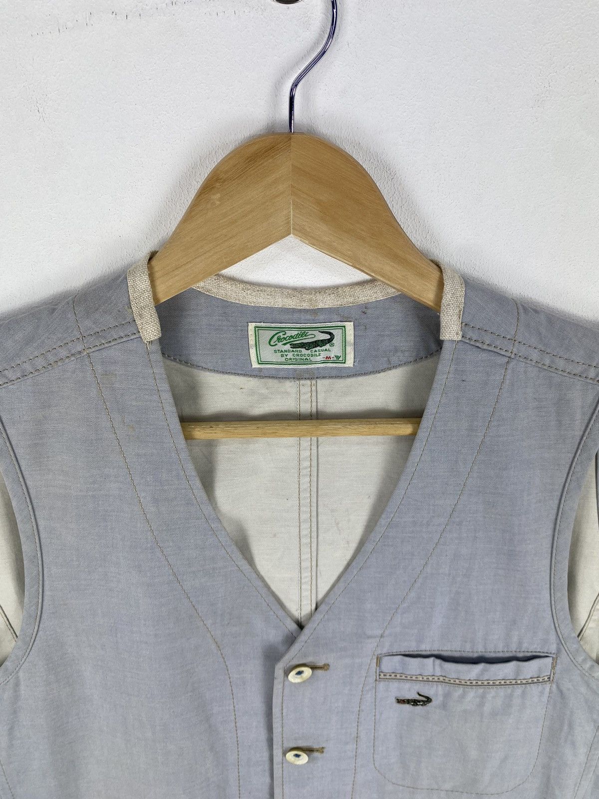 Japanese Brand Vintage Crocodile Utility Tactikal Vest Size US S / EU 44-46 / 1 - 5 Thumbnail
