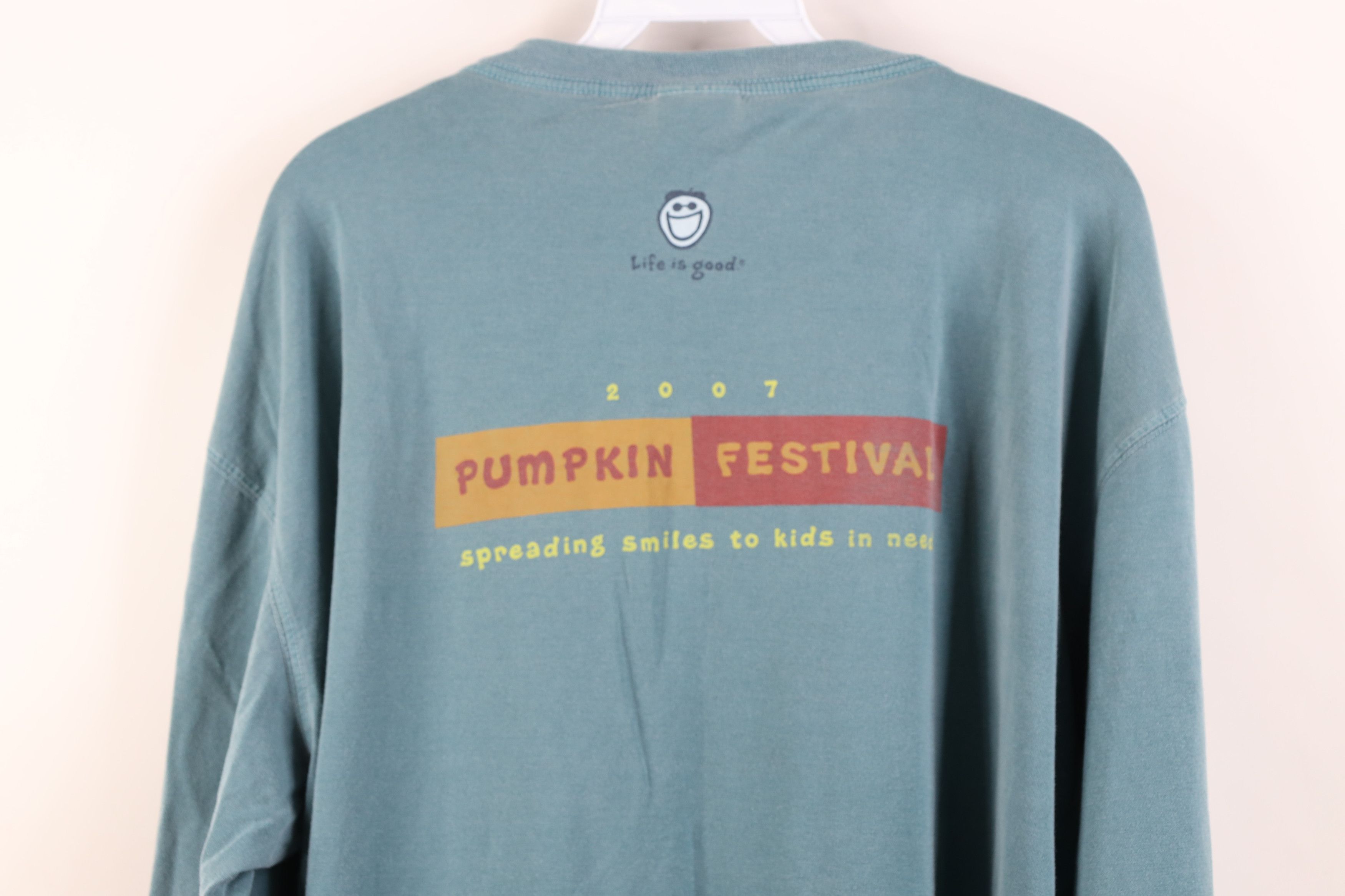 Life is Good Vintage Y2K Life is Good Pumpkin Long Sleeve T-Shirt Size US XL / EU 56 / 4 - 13 Thumbnail