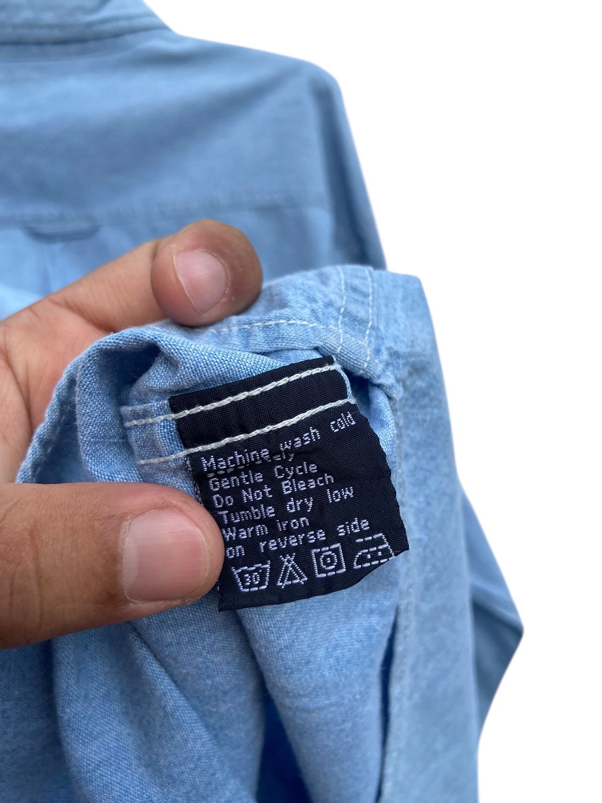 Warner Bros Vintage Warner Bros Chambray Shirt Size US XL / EU 56 / 4 - 6 Thumbnail