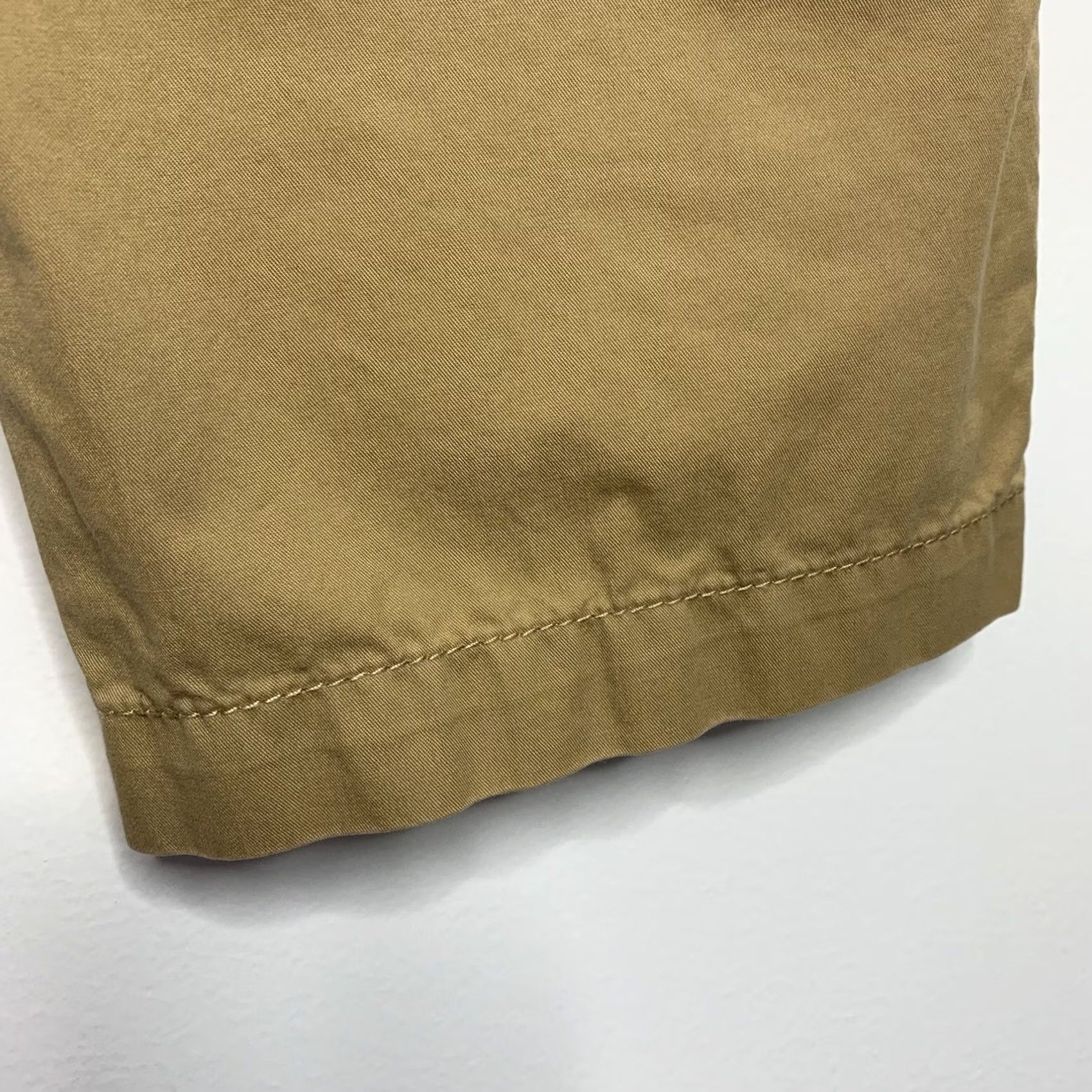 Ralph Lauren Lauren Ralph Lauren Womens Size 8 Green Label Khaki Pants Casual Ankle Cropped Pants Womens Regular 100% Cotton Beige Canvas Straight Inseam 25.5 in Size 30" / US 8 / IT 44 - 7 Thumbnail