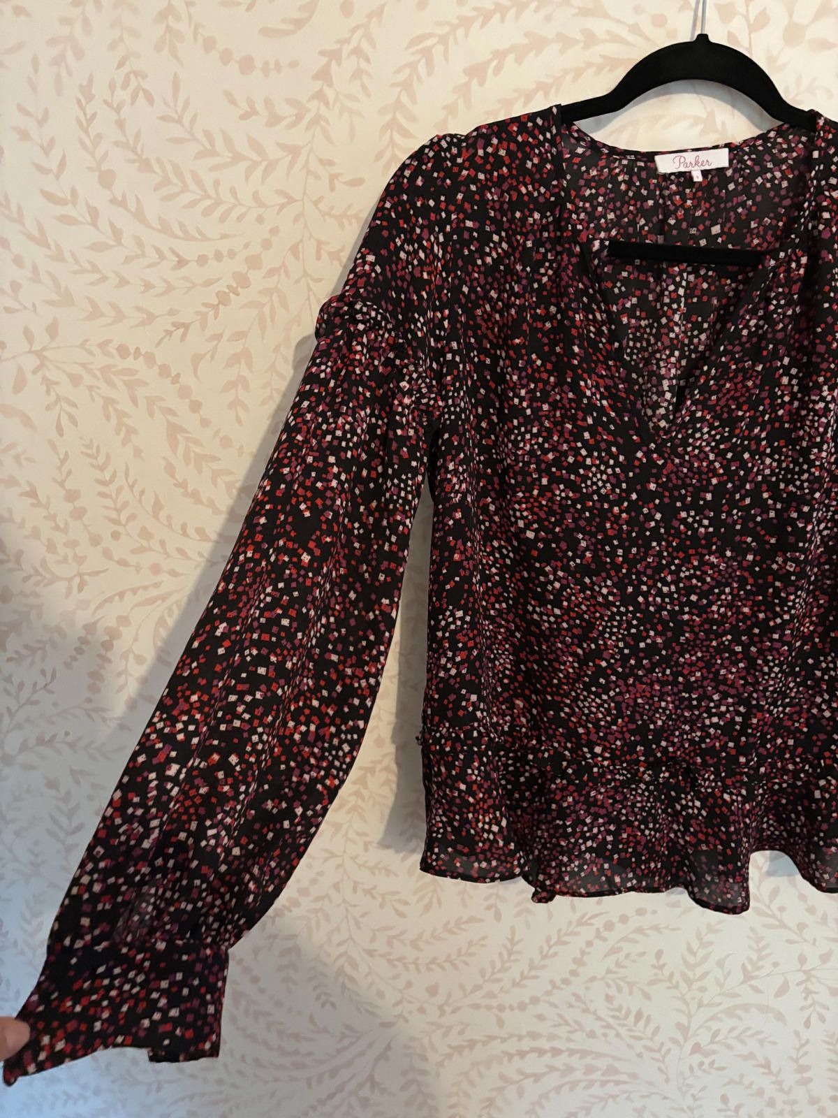 Packer Shoes Parker Women's Long Sleeve Printed Blouse S Size S / US 4 / IT 40 - 3 Thumbnail