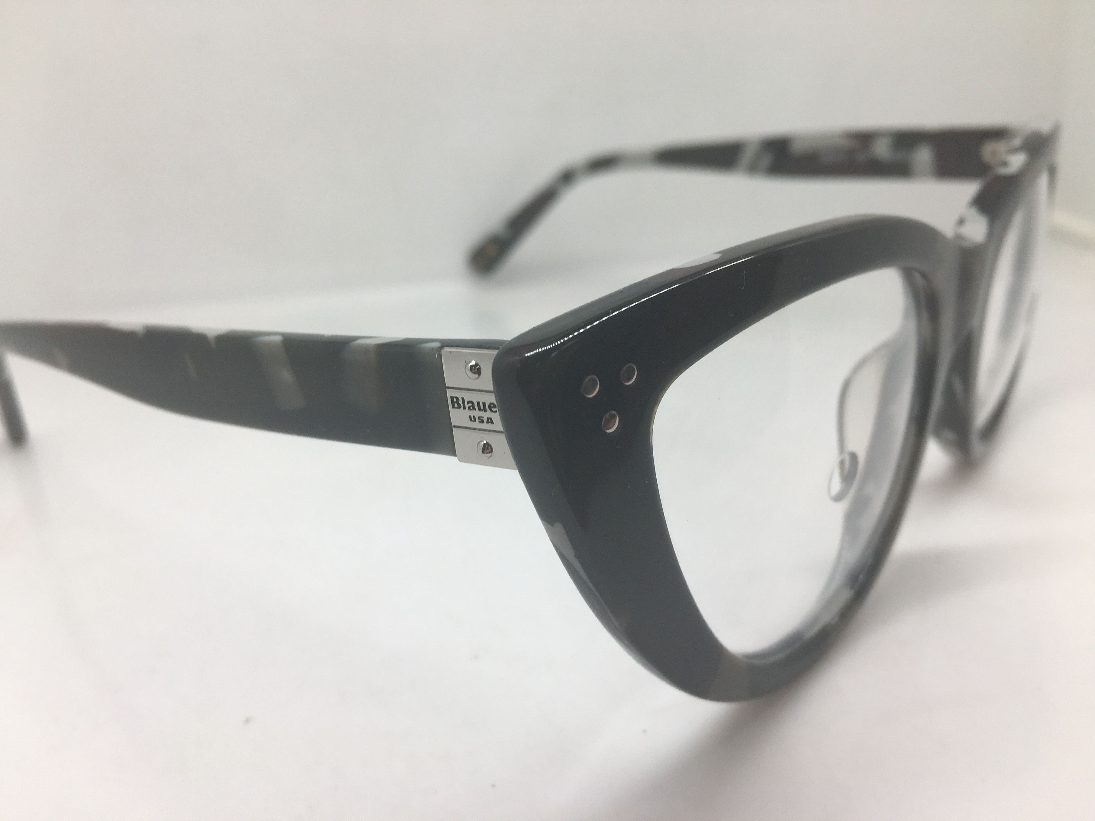 Other Blauer Gray Army Cateye Eyeglasses Frame Size ONE SIZE - 3 Thumbnail