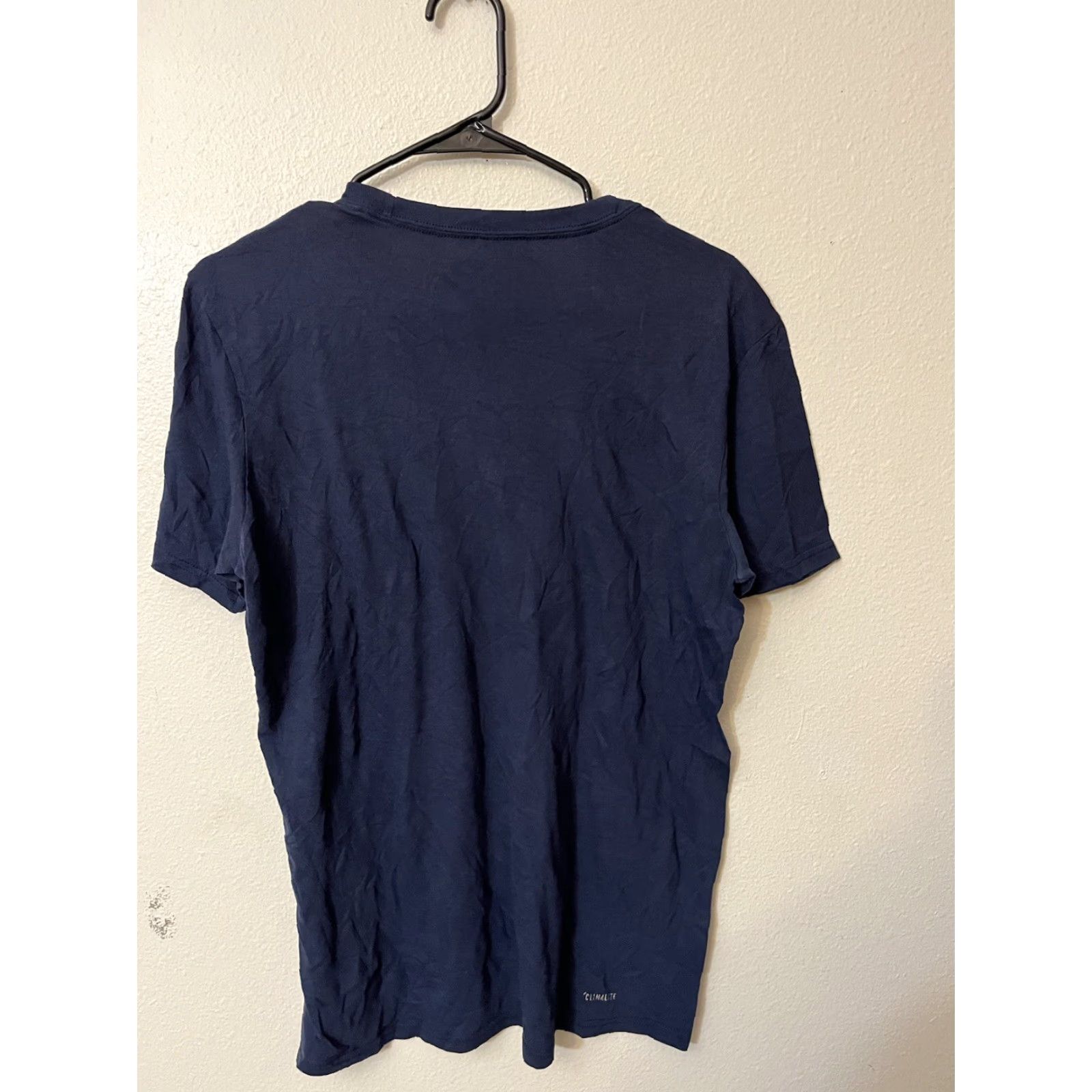 Adidas Adidas The Go-To Tee Go-To Tee Adidas Logo Short Sleeve T-Shirt Men Size M Blue Polyester Size US M / EU 48-50 / 2 - 2 Thumbnail