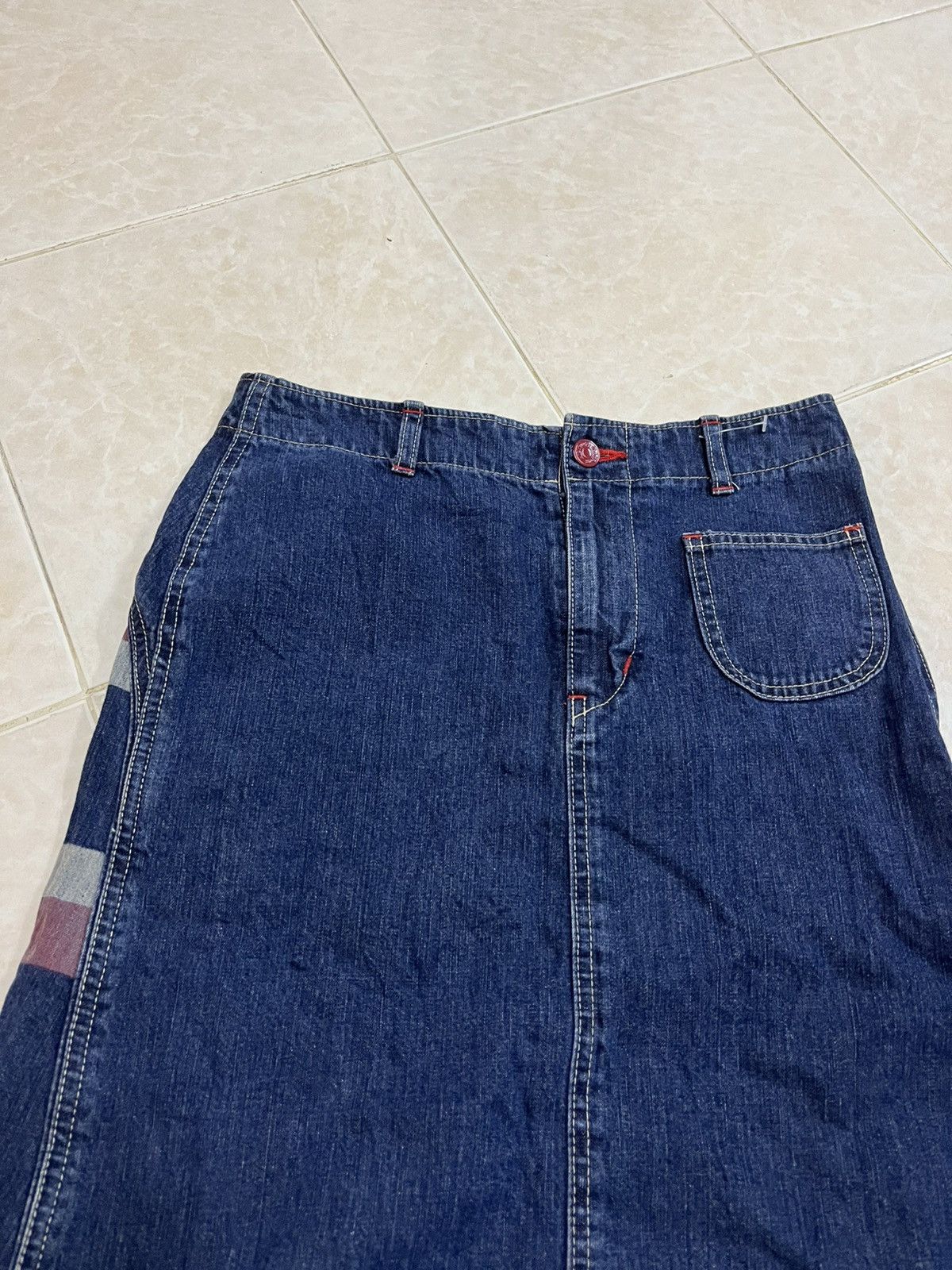 Hysteric Glamour Super Rare Vintage Hysteric Glamour Maxi Jeans Skirt Size 28" / US 6 / IT 42 - 3 Thumbnail