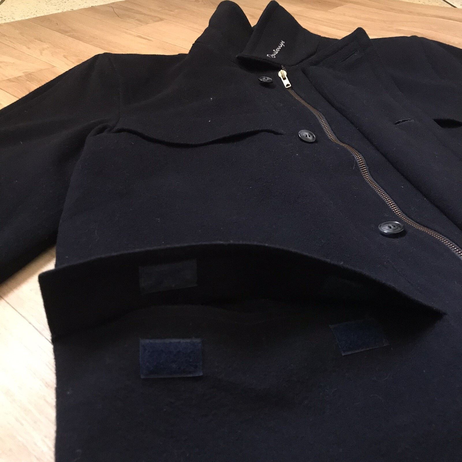 Burberry vintage burberry coat jacket wool overcoat men's blue navy Size US M / EU 48-50 / 2 - 7 Thumbnail
